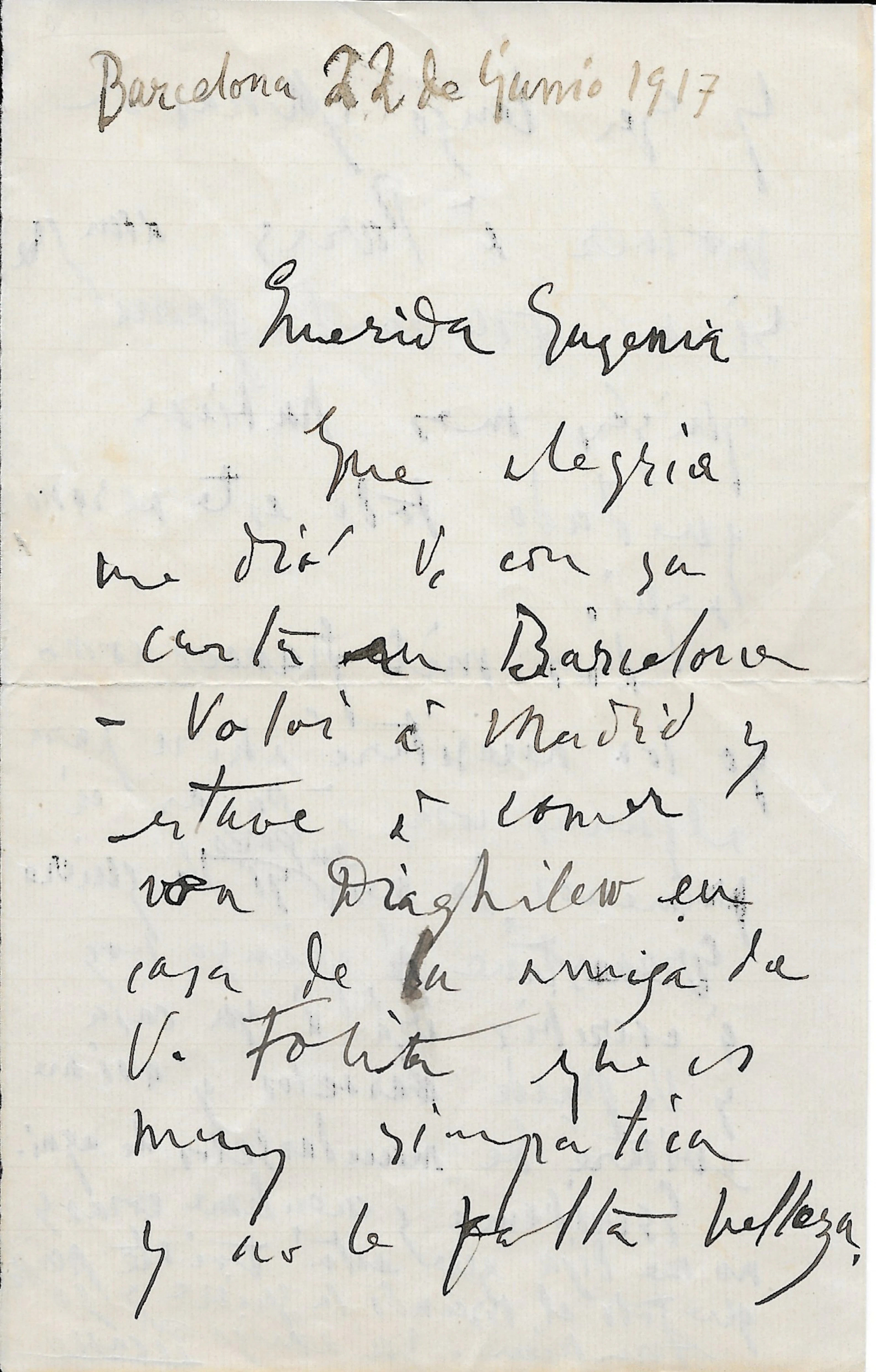 Pablo PICASSO - Lettre autographe signée