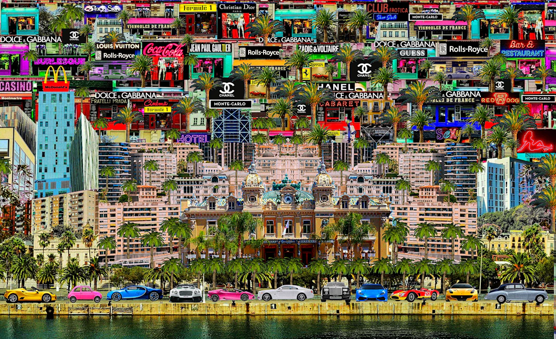 Gaudi .C - Monte-Carlo lifestyle, 2024 - Hyperphotographie numérique