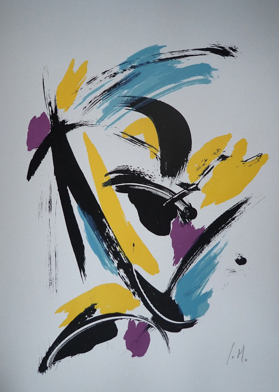 Jean Miotte - L’oeil constant, la galaxie, 2001 - Lithographie originale