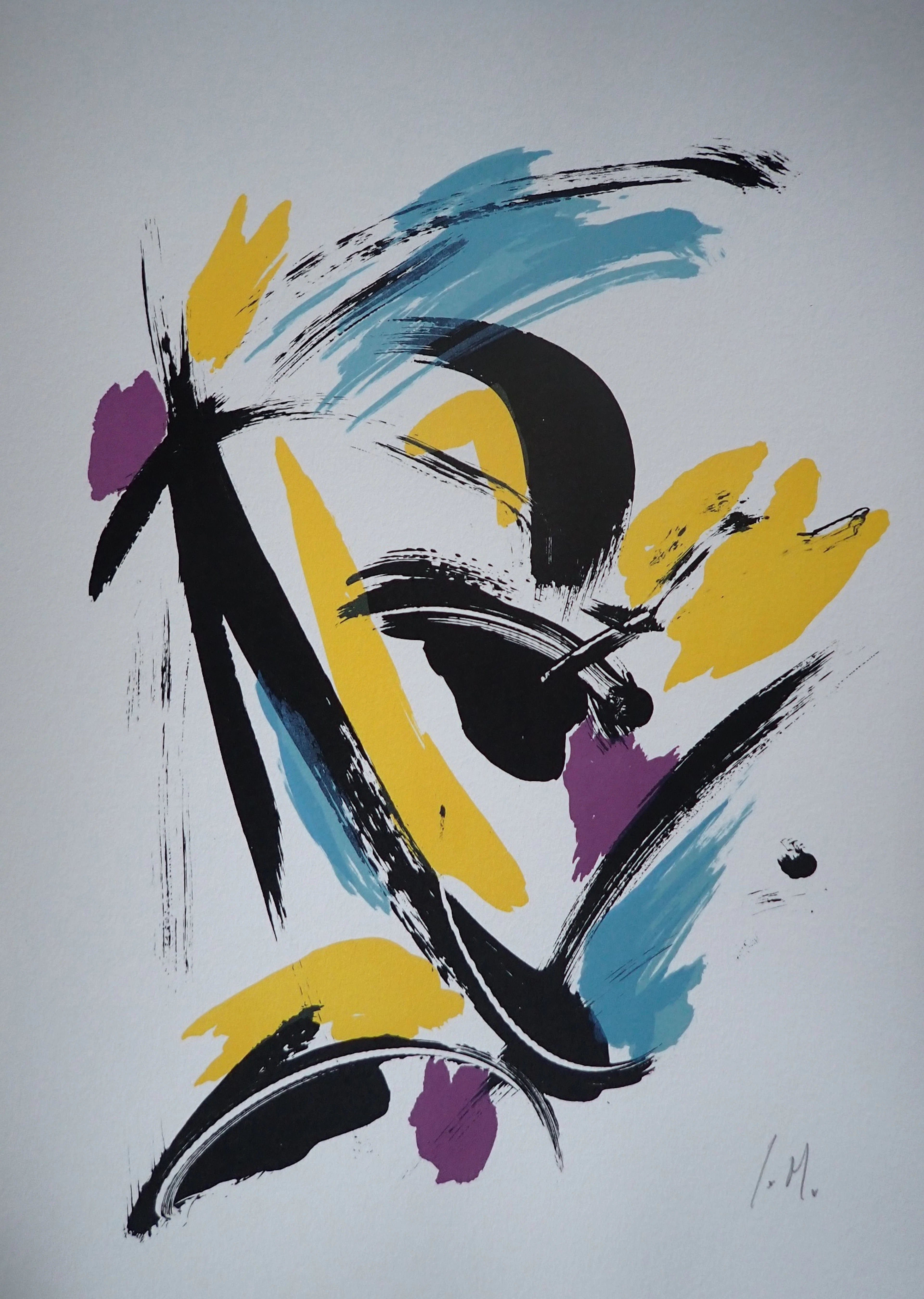 Jean Miotte - L’oeil constant, la galaxie, 2001 - Lithographie originale