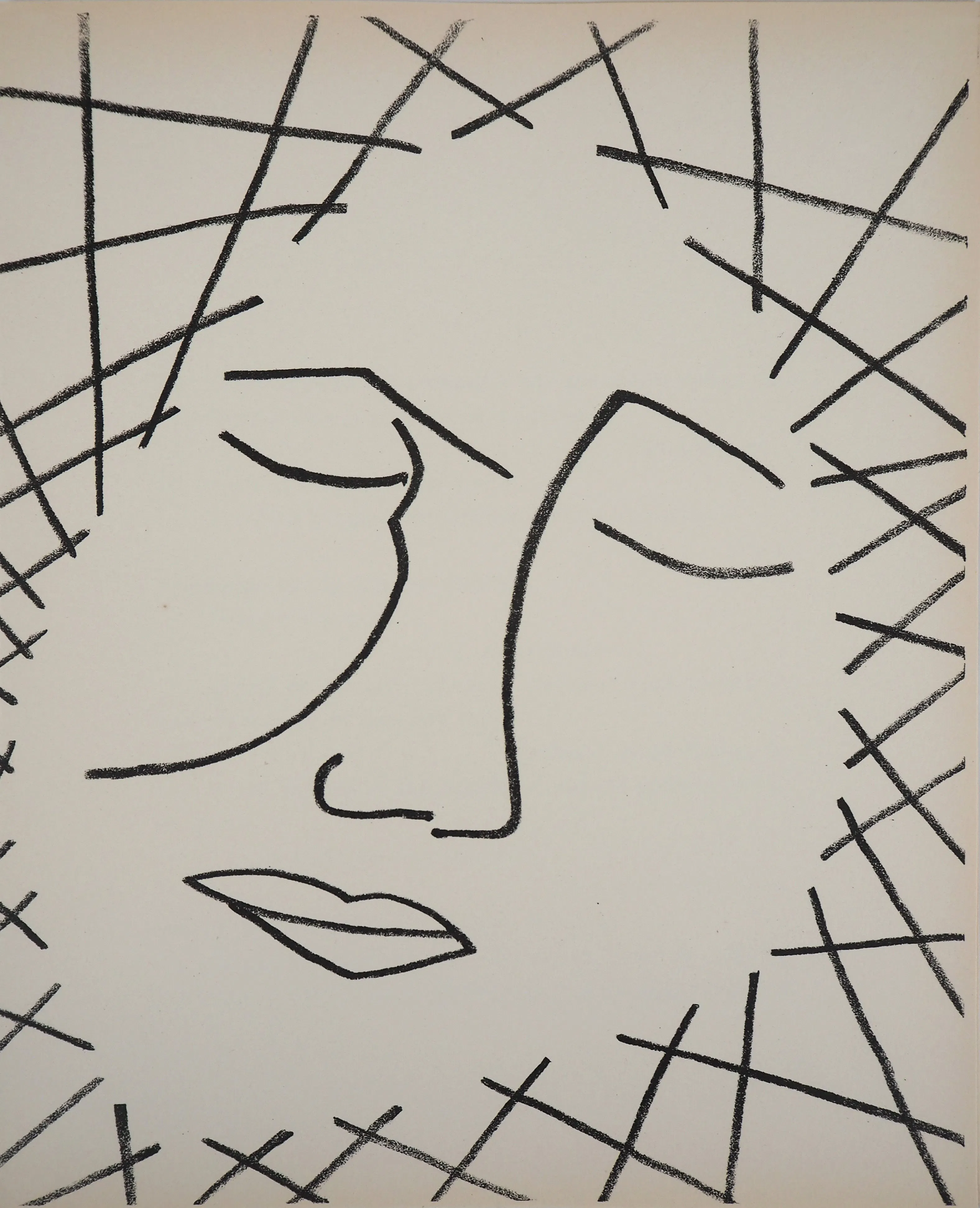 Net Reve Françoise GILOT : Le rêve, 1951 - Lithographie originale