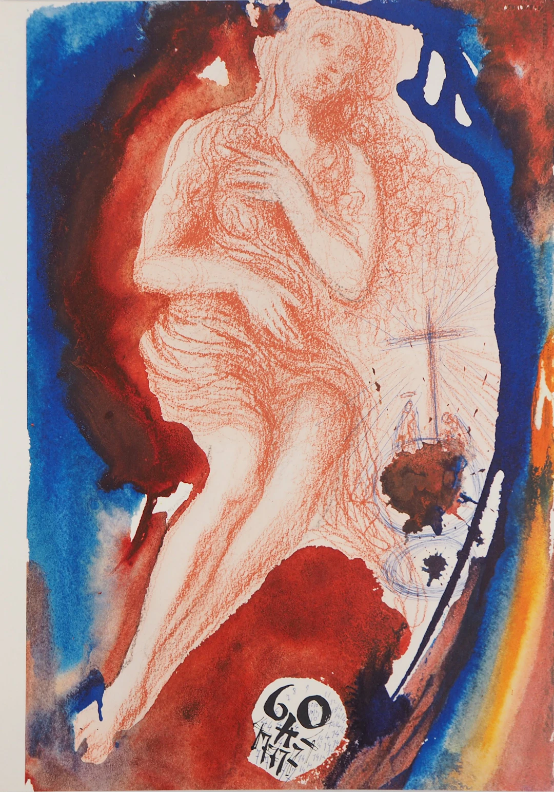 Salvador DALI : Biblia Sacra - Passion féminine - Lithographie