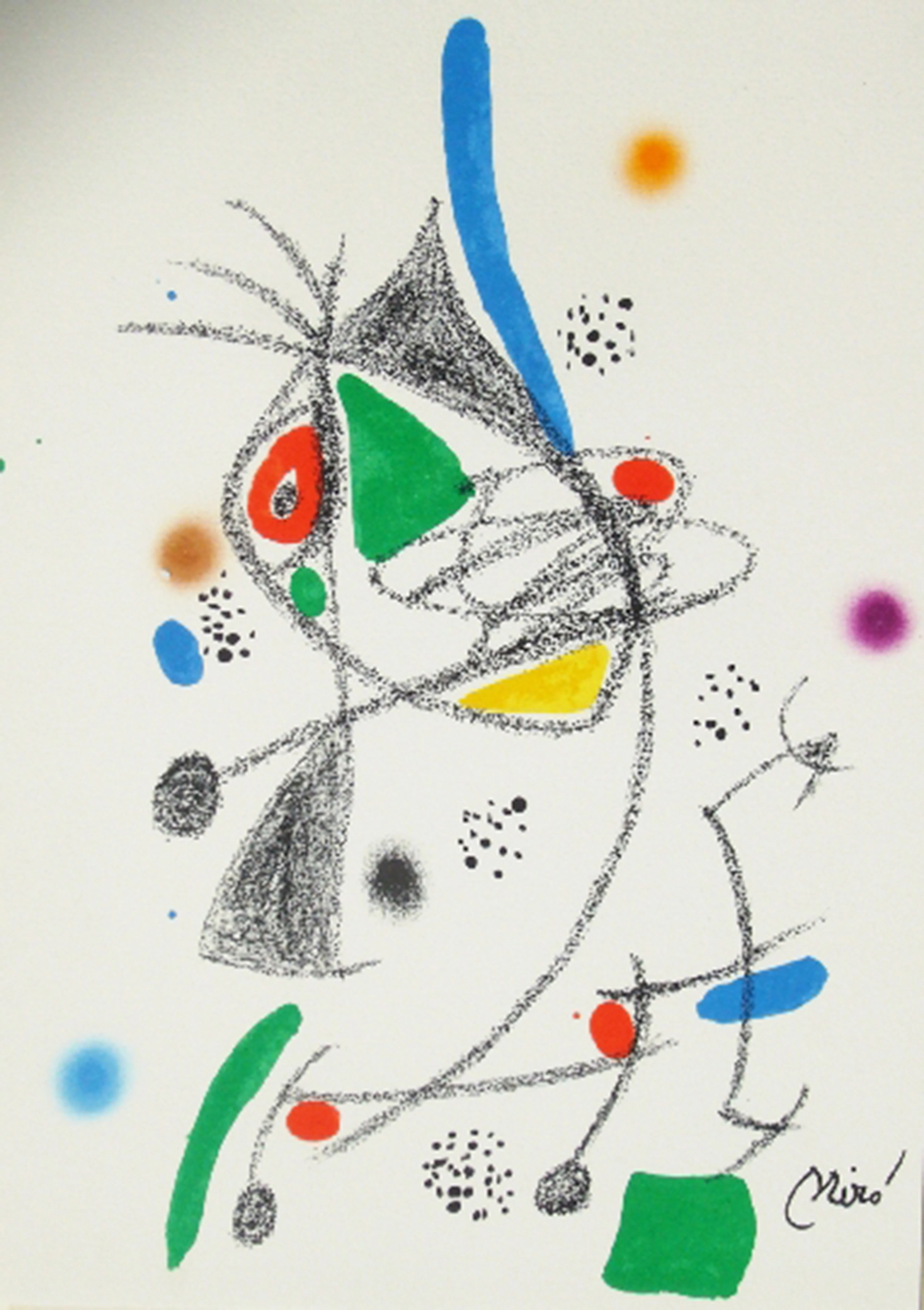 Joan Miró - Maravillas con variaciones acrosticas 4, 1975, lithographie