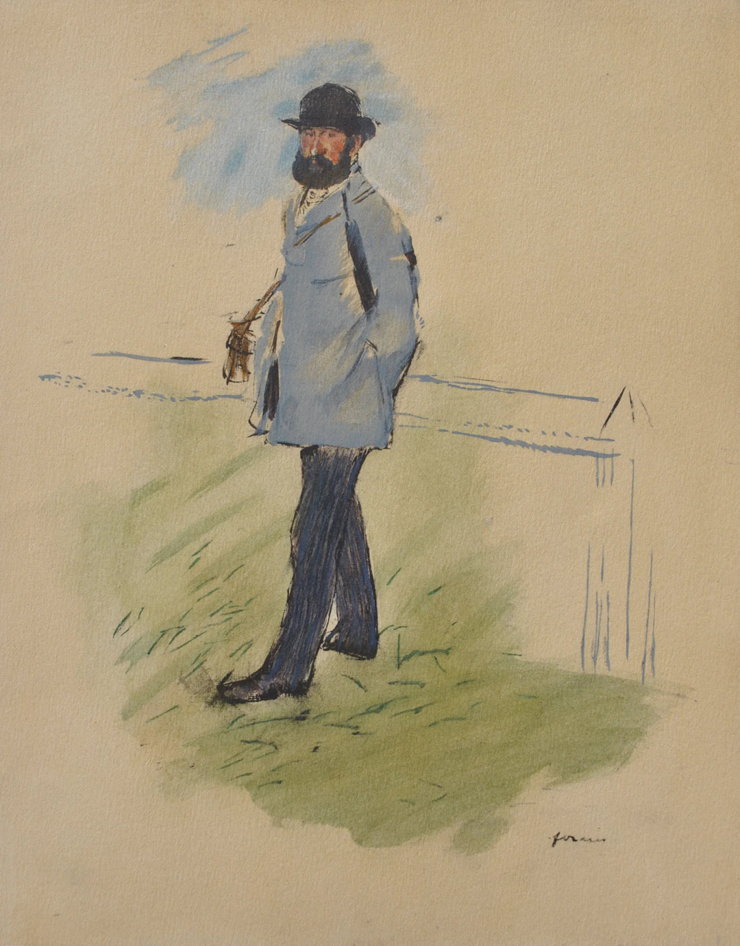Henri de TOULOUSE-LAUTREC (d’après) : Le Comte Alphonse de Lautrec