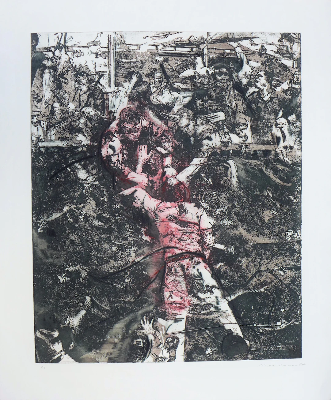 Fabian MARCACCIO - Sans Titre 1, 2007 - Eau-forte signée au crayon