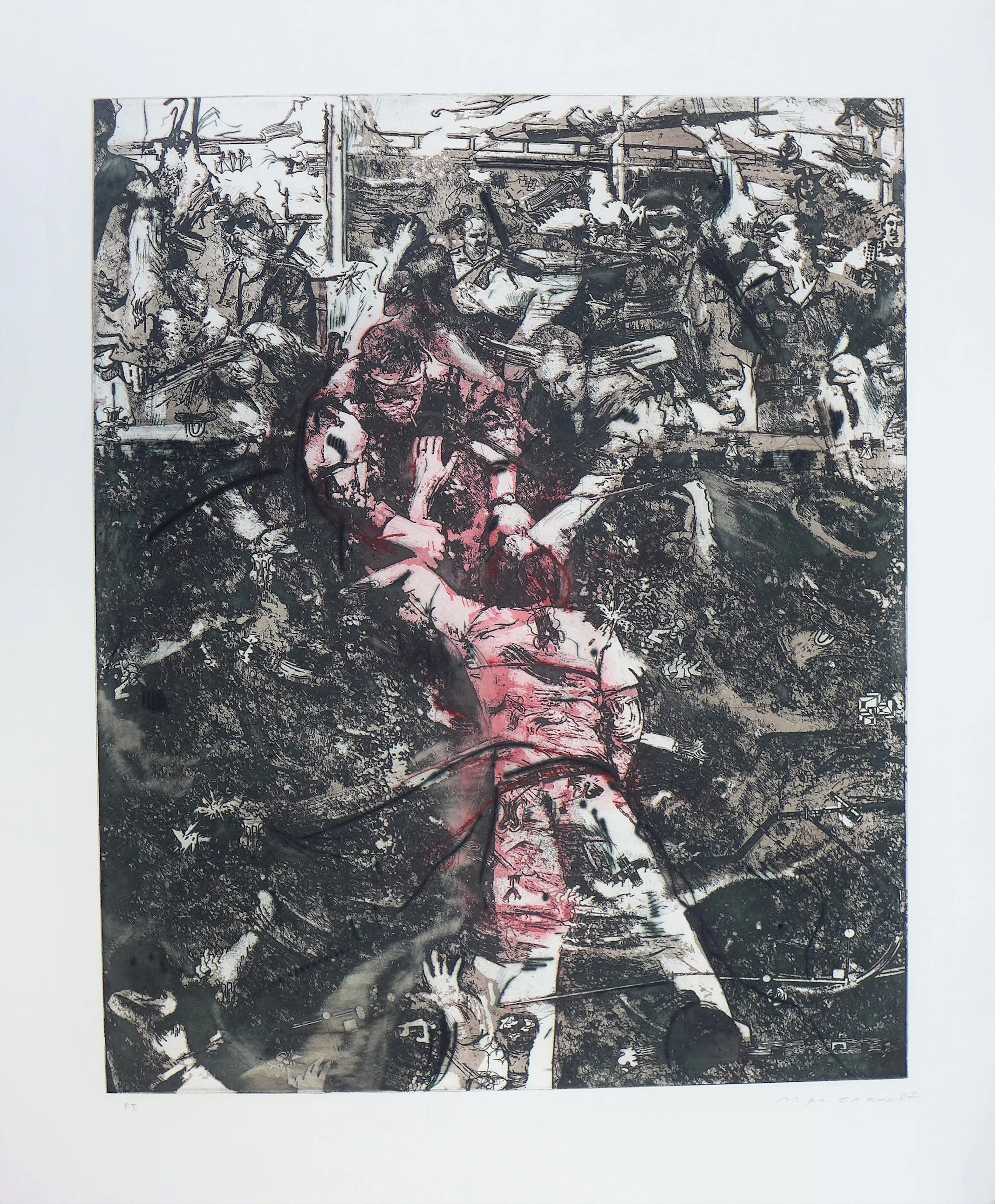 Fabian MARCACCIO - Sans Titre 1, 2007 - Eau-forte signée au crayon