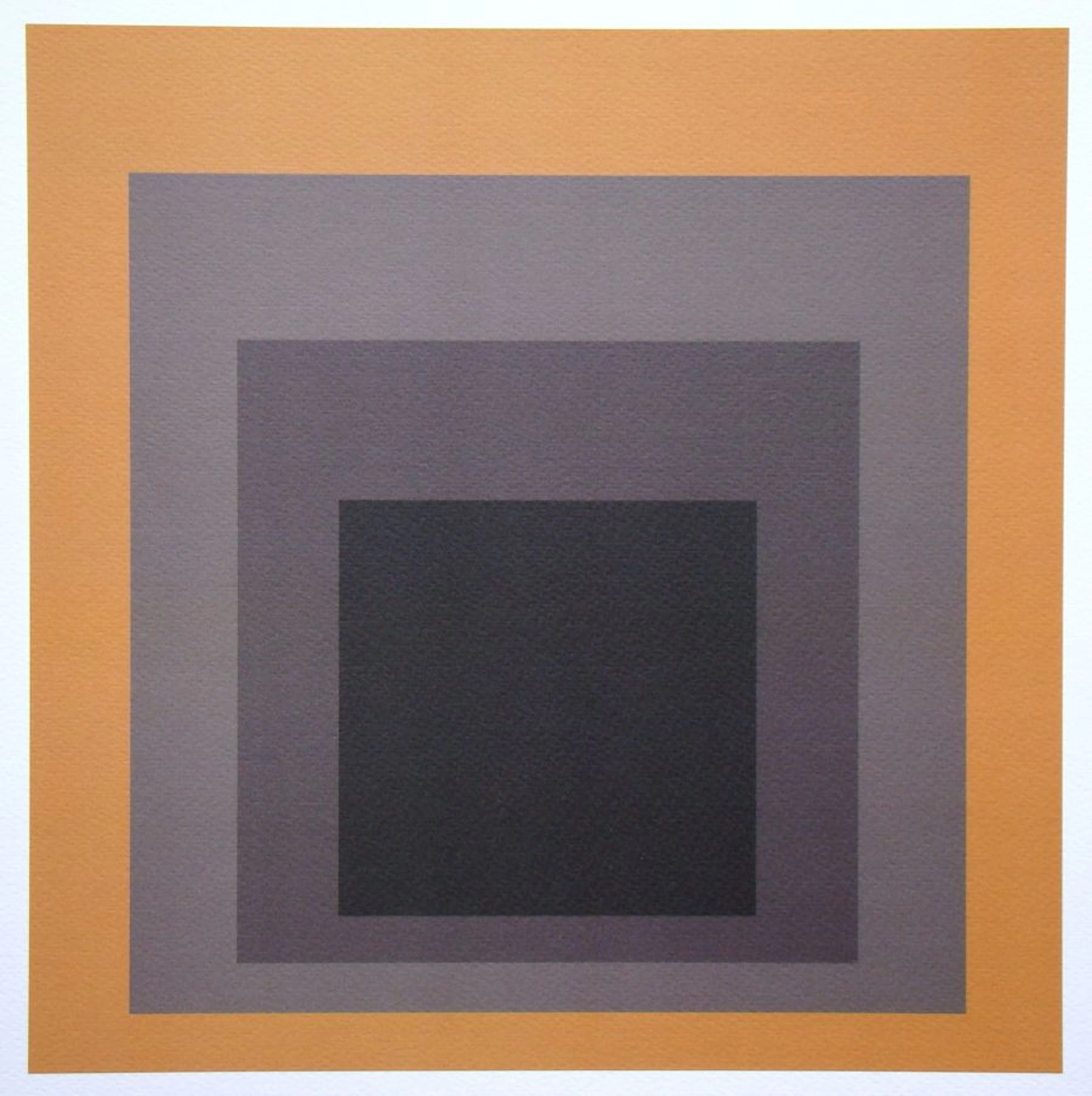 Josef ALBERS (d'après) - Hommage à la place, 1979 - Sérigraphie en