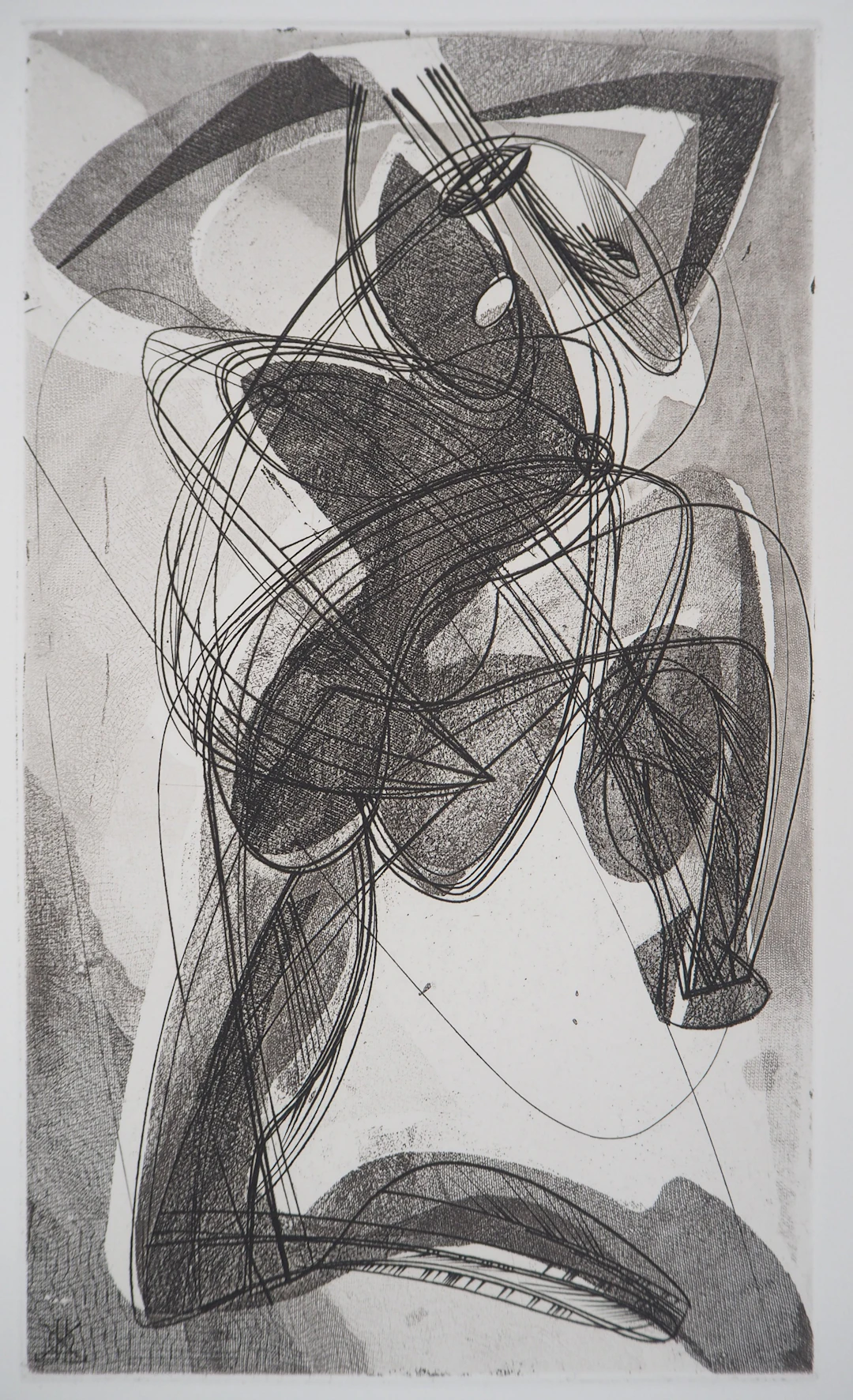 Stanley WILLIAM HAYTER - Femme cubiste - Gravure originale