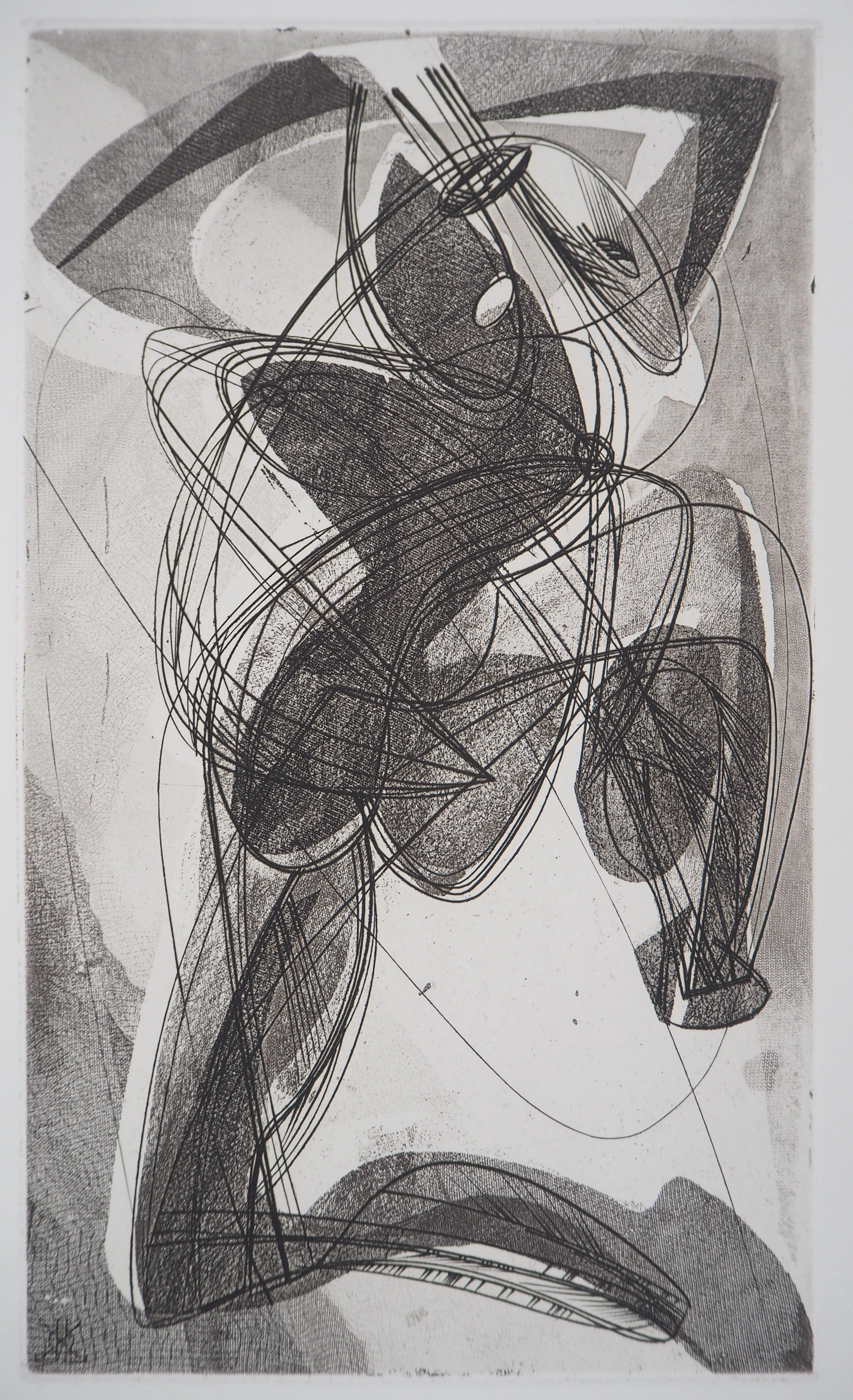 Stanley WILLIAM HAYTER - Femme cubiste - Gravure originale