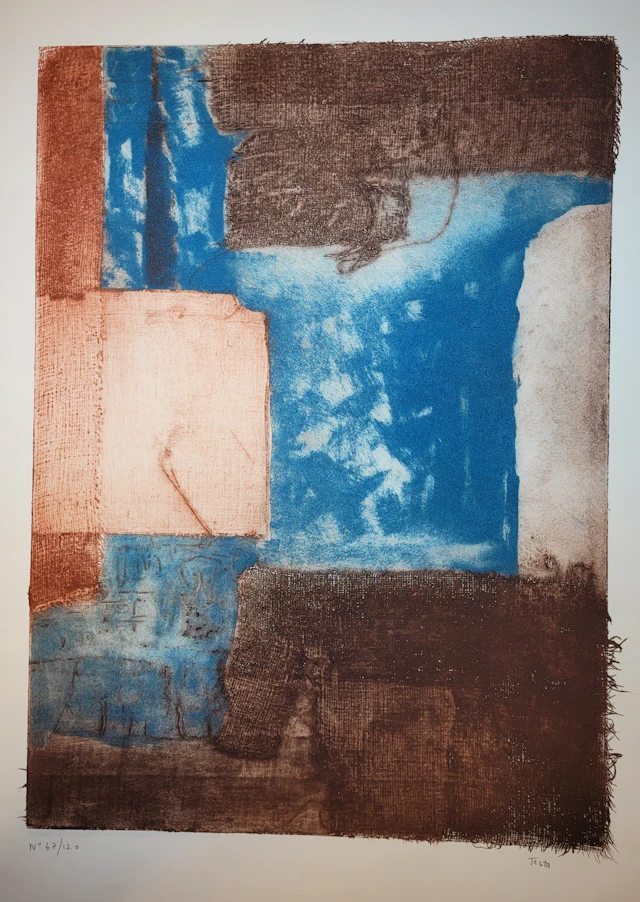 Cat TESLA - Sans titre, 2000 - Lithographie originale signée au crayon