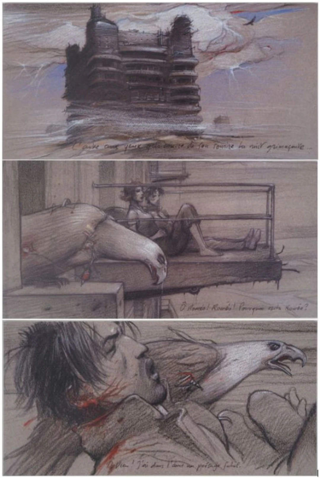 Enki BILAL - Roméo et Juliette : Signe fatal, 2011 - Ensemble de trois