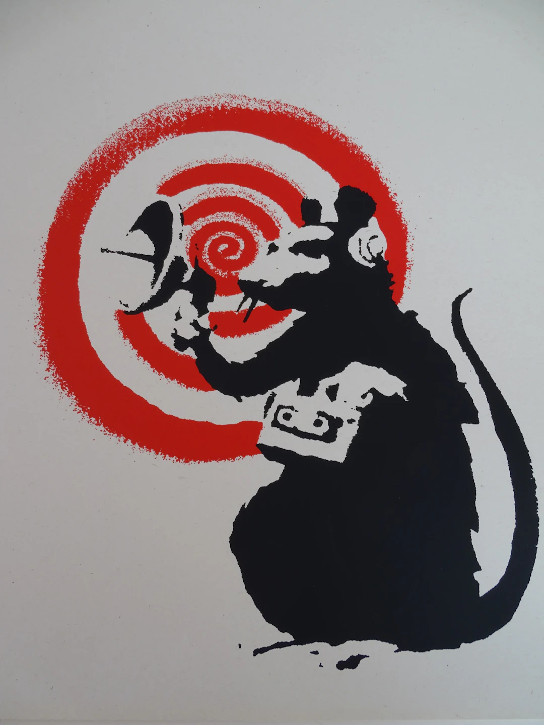 BANKSY (1974) (d'après) - Radar Rat 2004, sérigraphie signée
