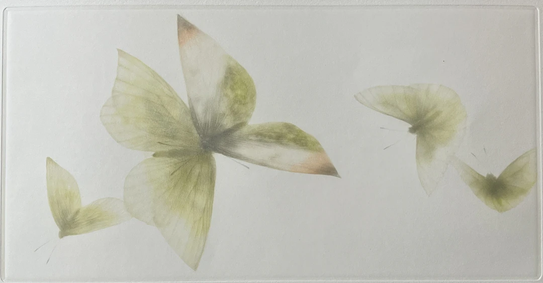 Mikio WATANABE - "Brise passagère", 2021, gravure à la manière noire