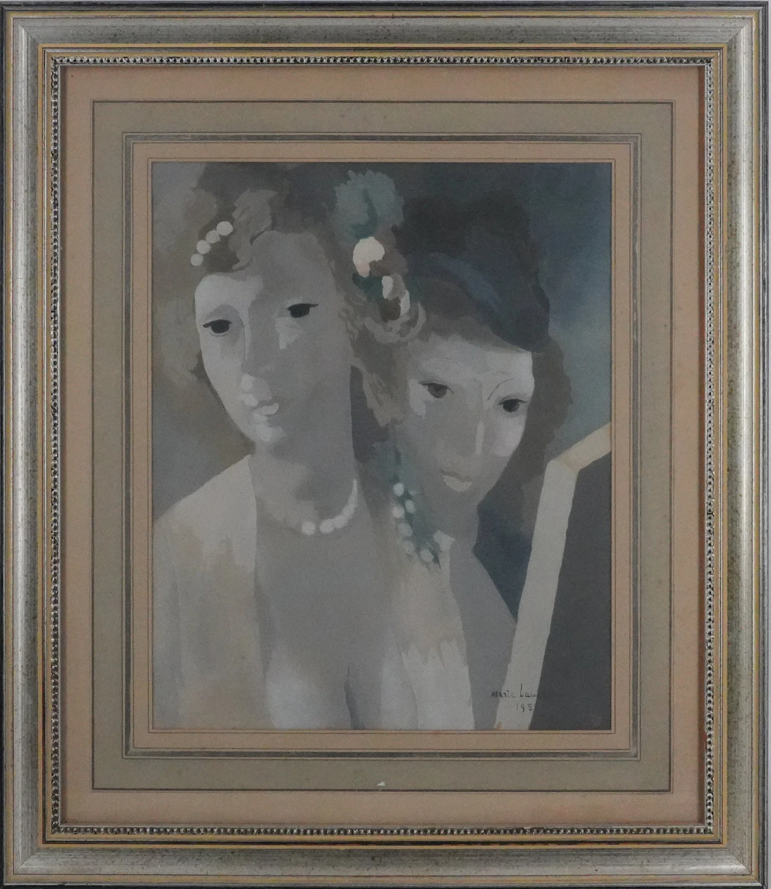 Marie LAURENCIN : Jeunes filles aux perles - Lithographie signée