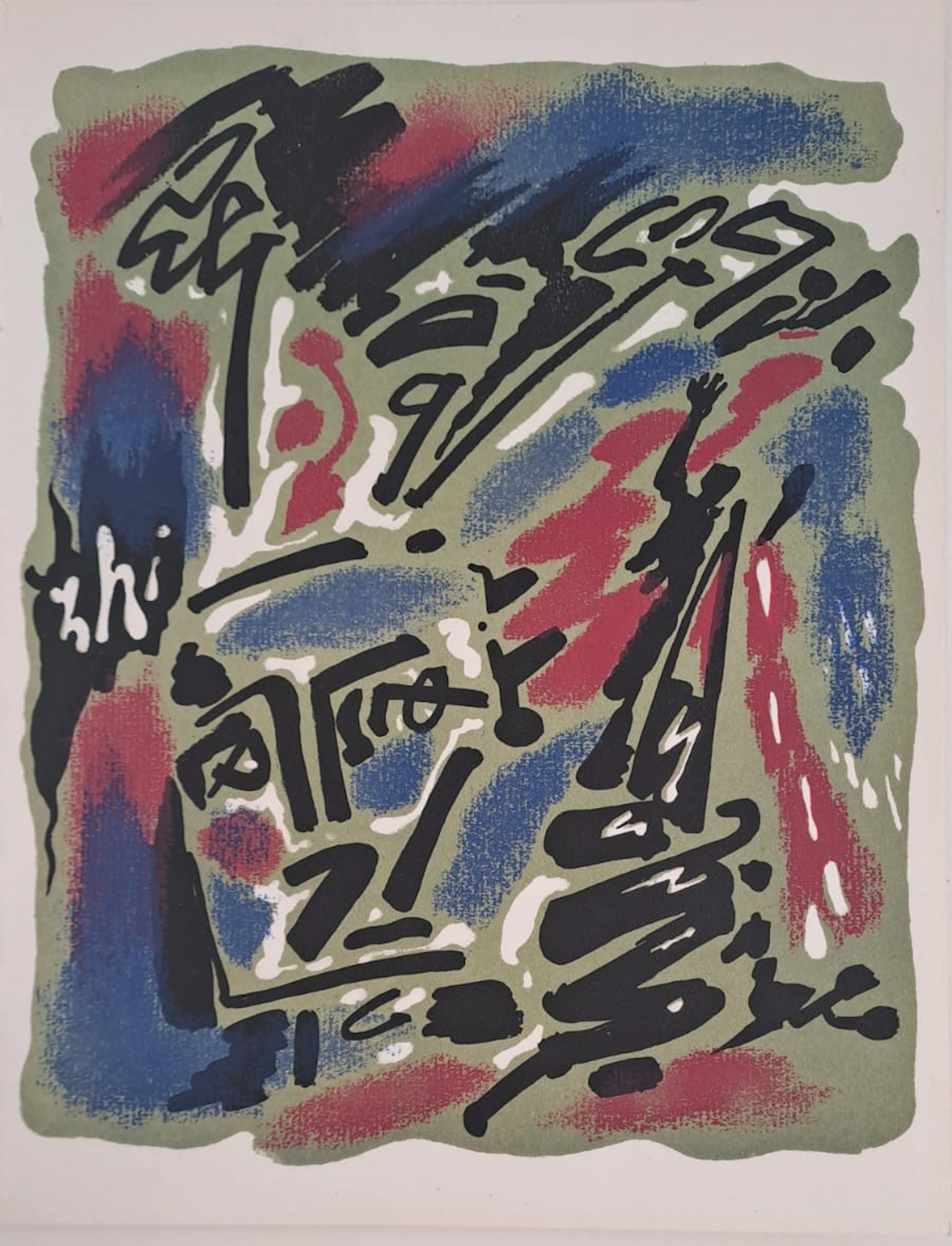 André Masson - Le visage - Lithographie originale