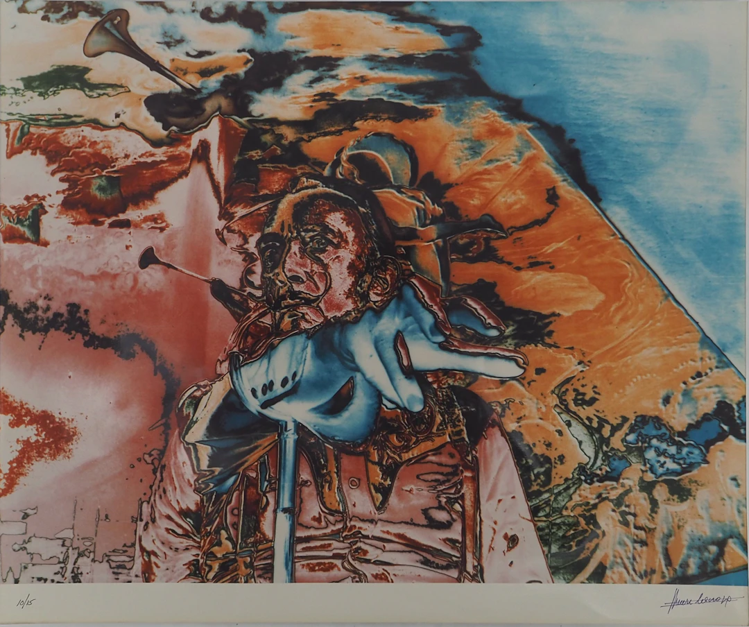 Marc LACROIX : Dali psychédélique, Photographie originale signée