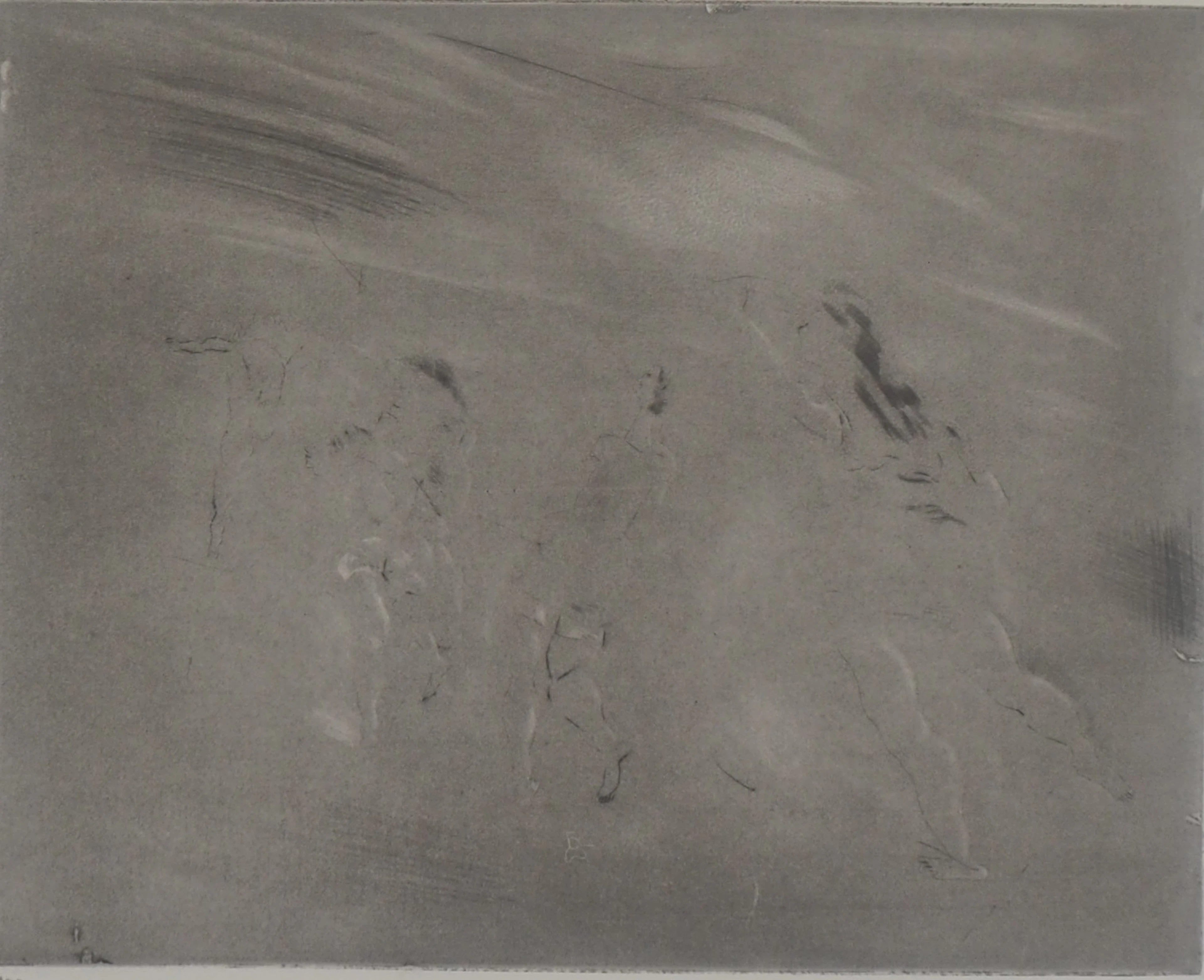 Jules PASCIN - Femmes dans le brouillard - Gravure originale signée