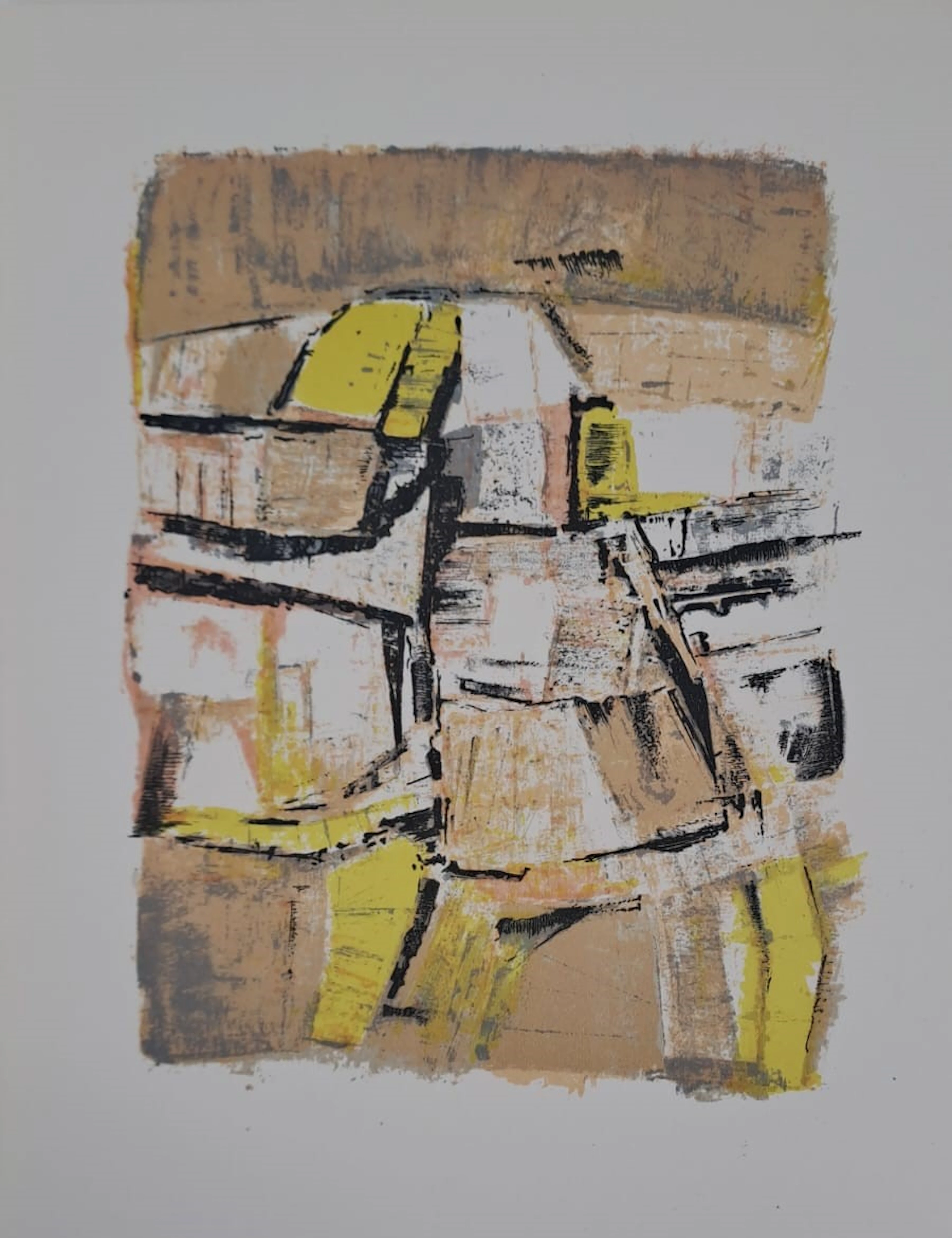Orlando Pelayo - Composition I - Lithographie originale