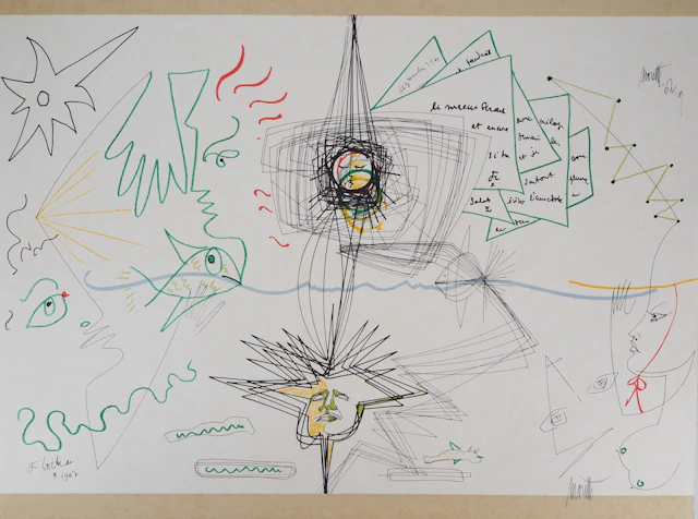 Raymond MORETTI et Jean COCTEAU : Symbiose entre le poisson et le