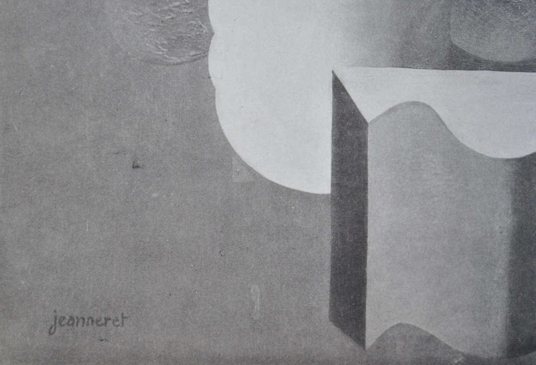 LE CORBUSIER : Nature morte à la guitare, héliogravure signée, 1938