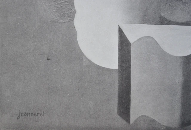 LE CORBUSIER : Nature morte à la guitare, héliogravure signée, 1938