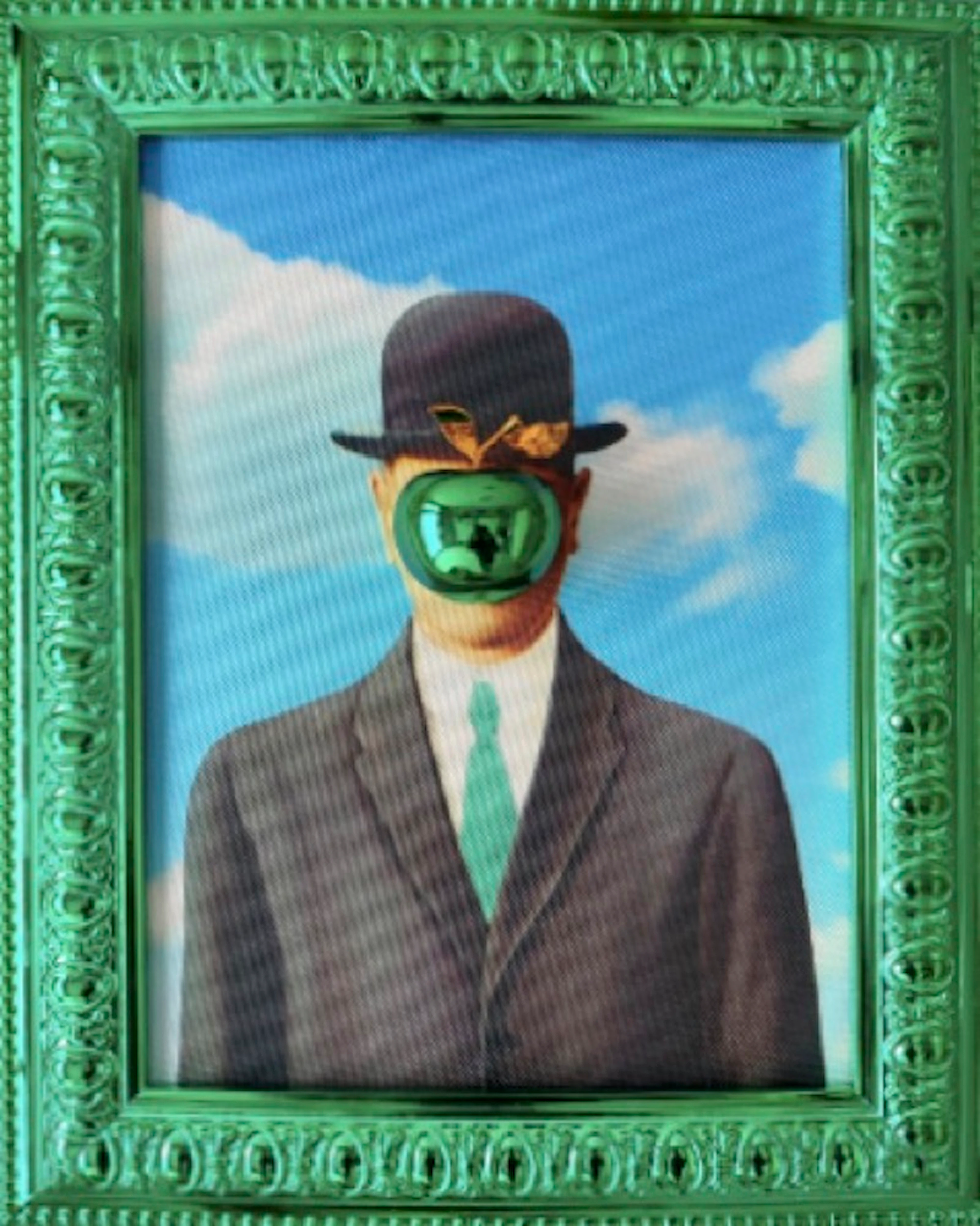Sagrasse - I’m Sorry Magritte - Resine et poudre de marbre