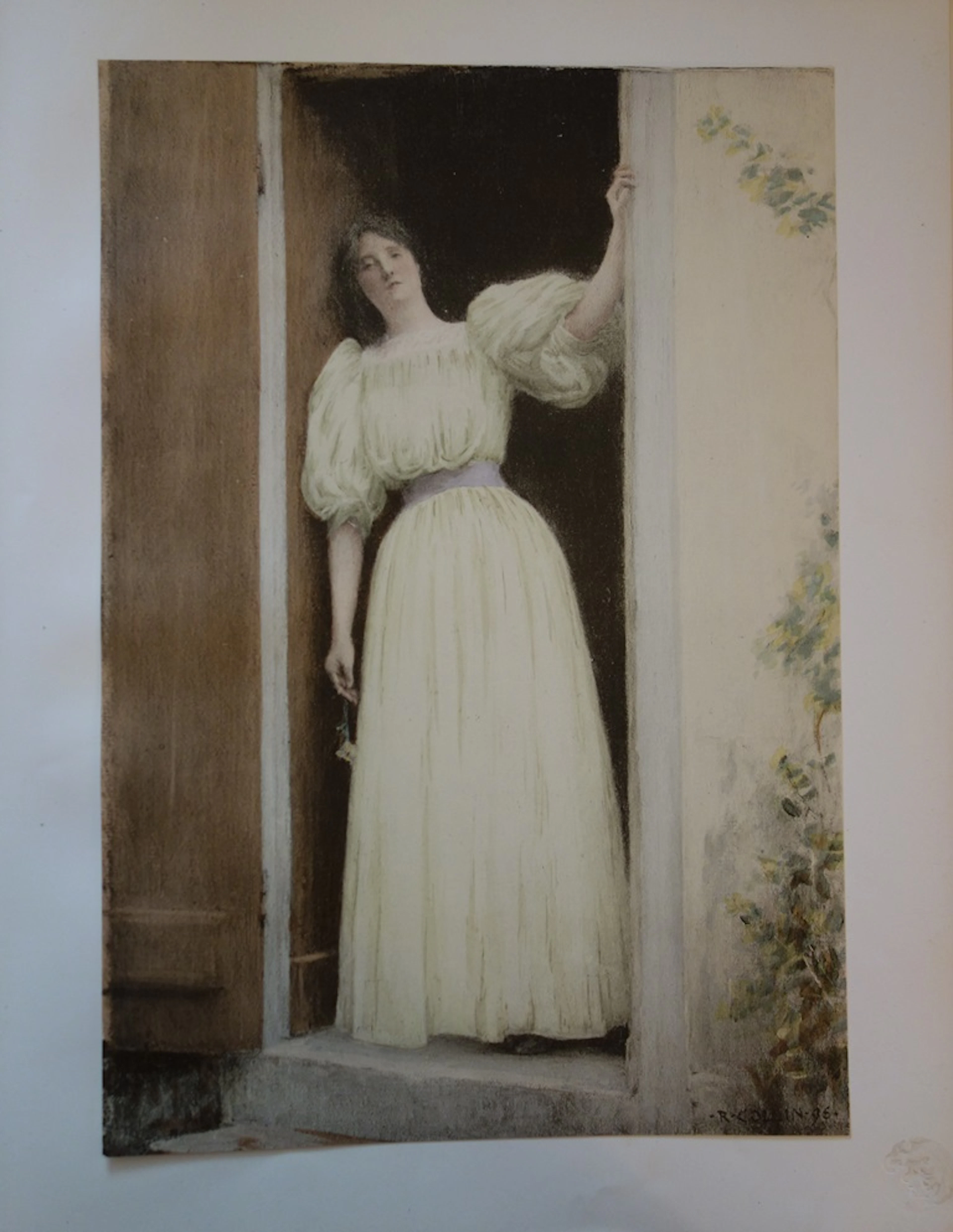Raphael Collin - Le Départ, Lithographie originale signée (1897)