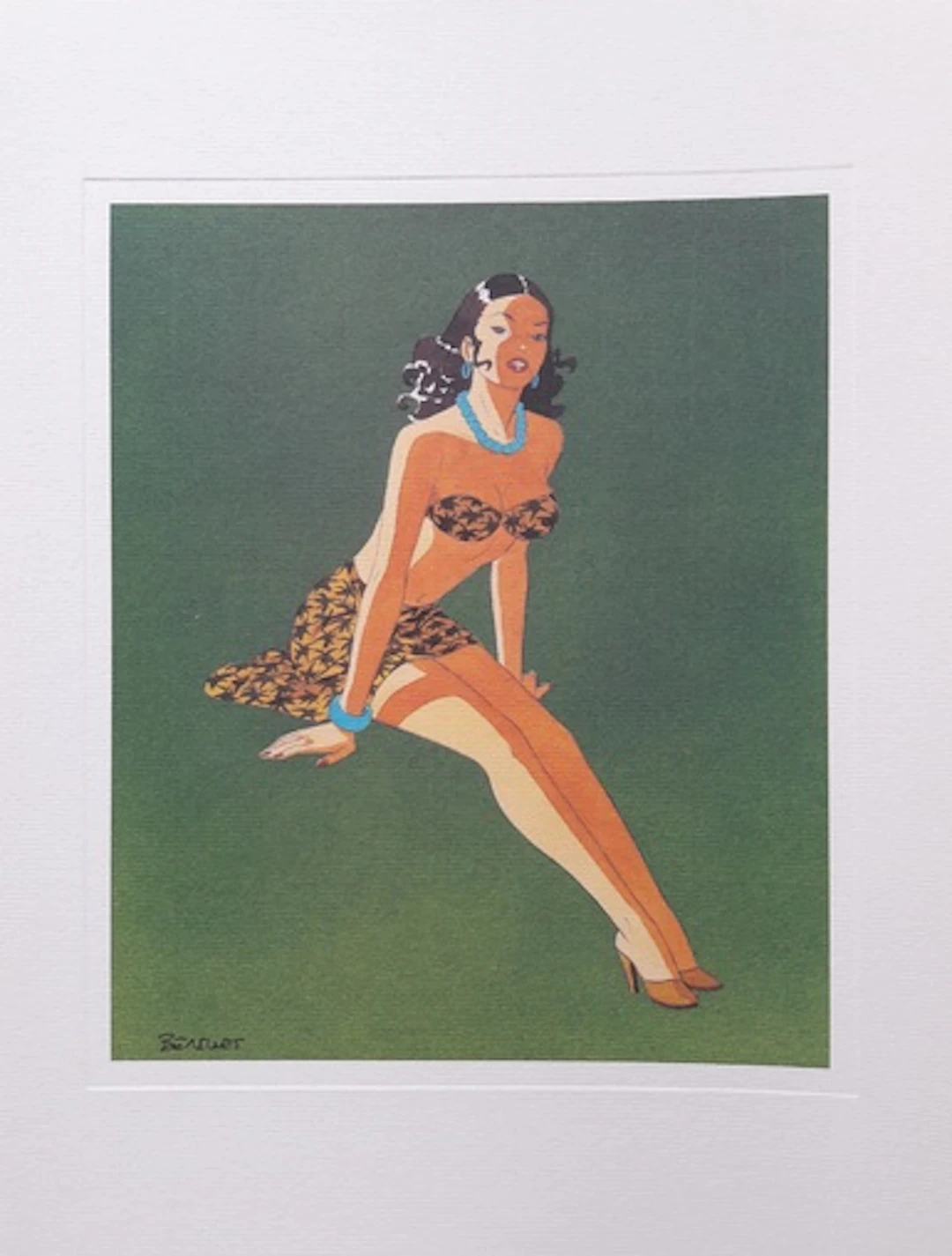 Philippe BERTHET- Pin up n°8, 2002 - Lithographie signée et numérotée