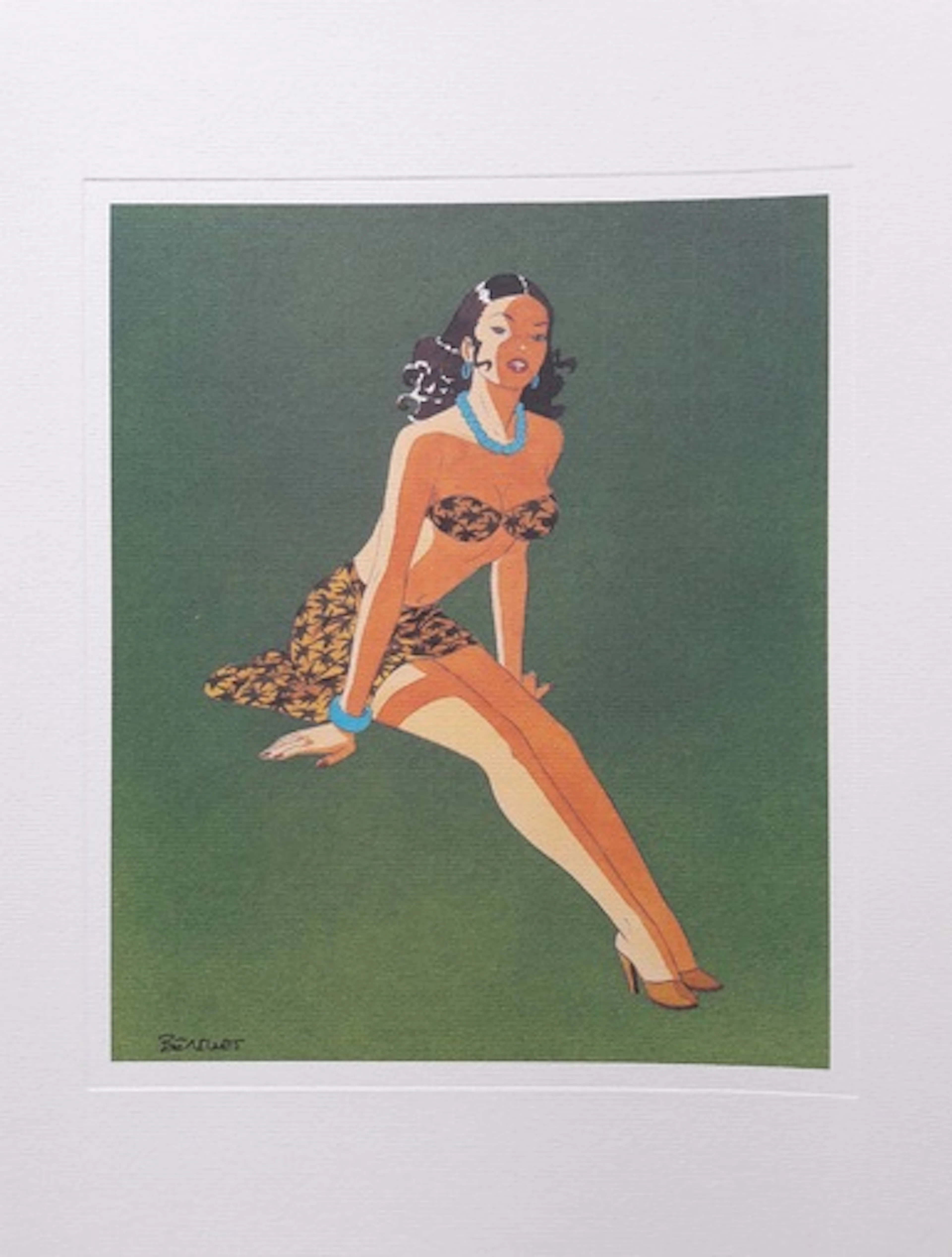Philippe BERTHET- Pin up n°8, 2002 - Lithographie signée et numérotée