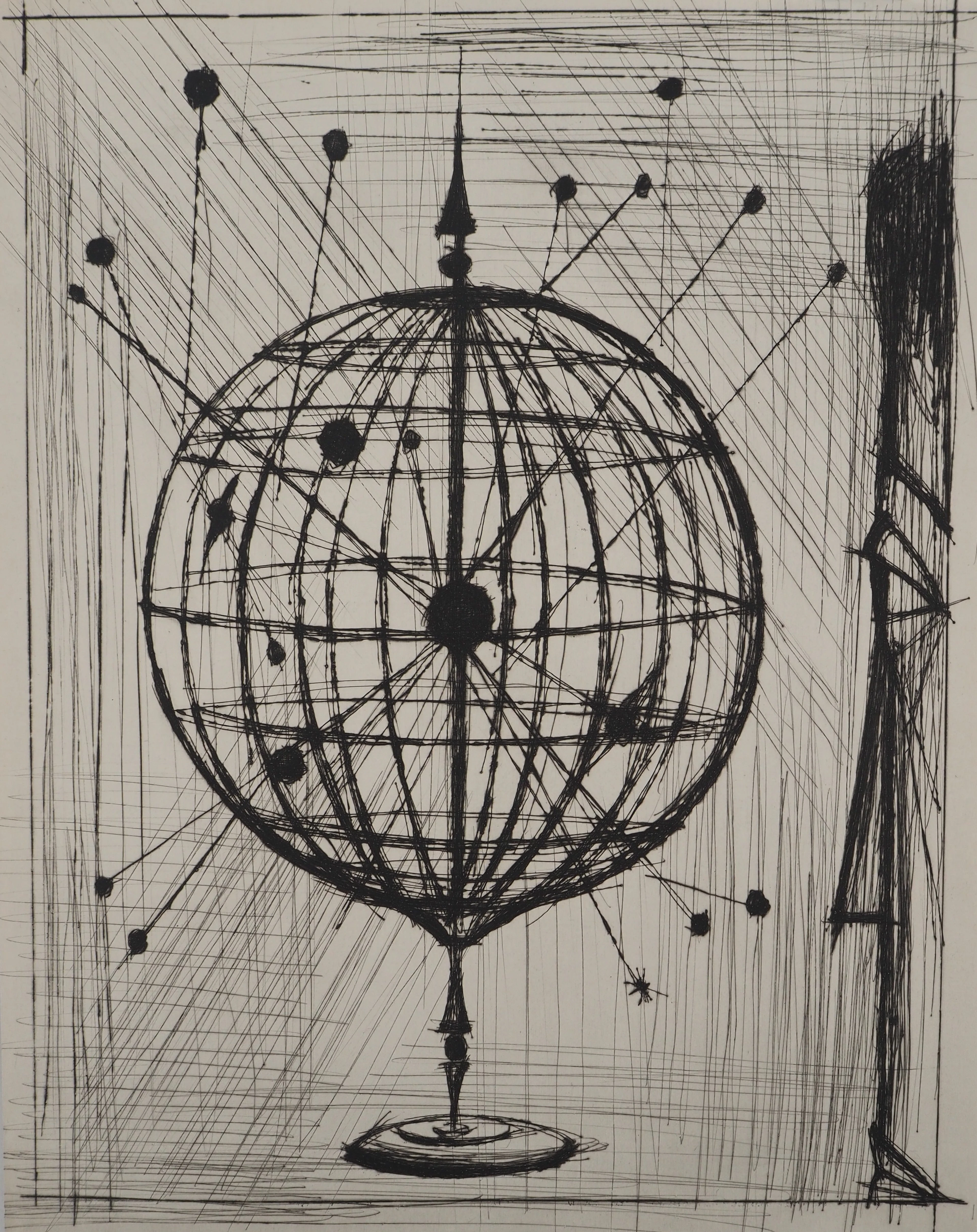 Bernard BUFFET : L’astrolabe, Gravure originale