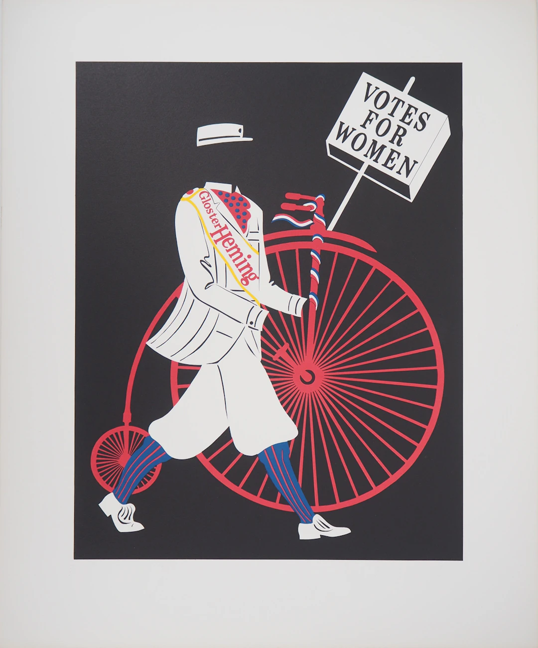 Robert INDIANA : Droit des femmes, Votes for Women, Lithographie originale