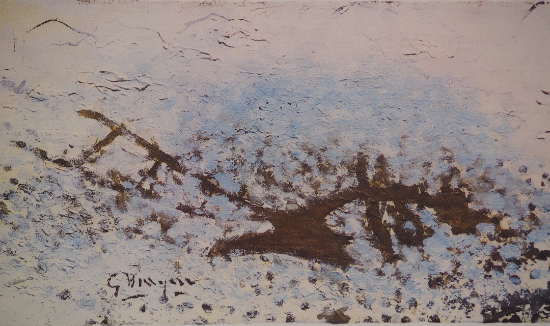 Georges BRAQUE : La charrue, Phototypie signée