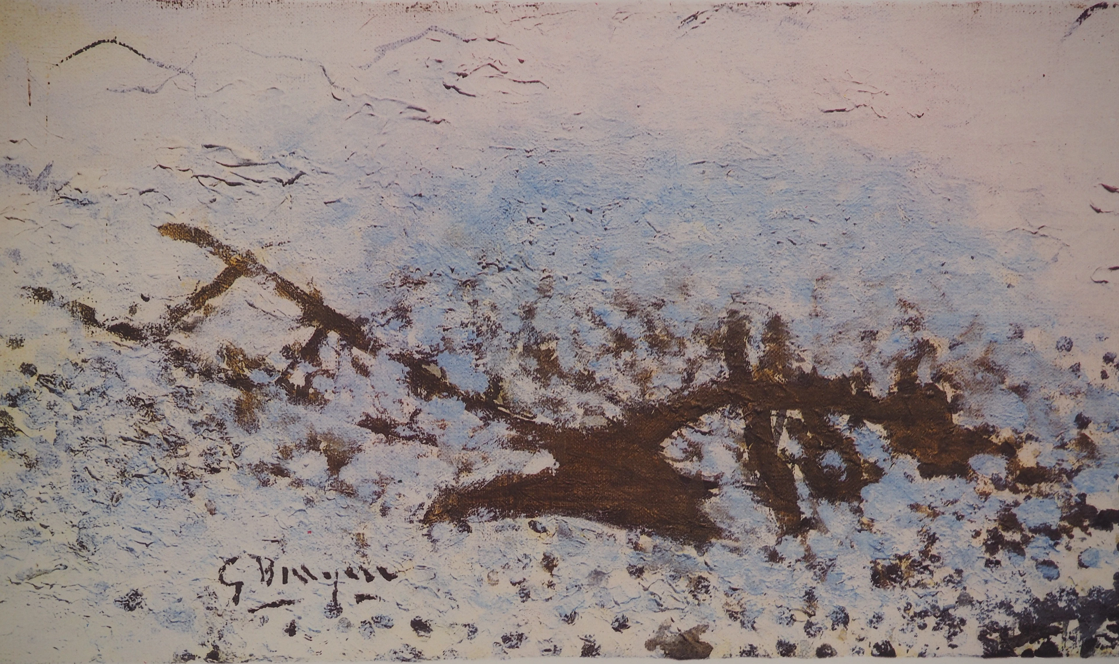 Georges BRAQUE : La charrue, Phototypie signée