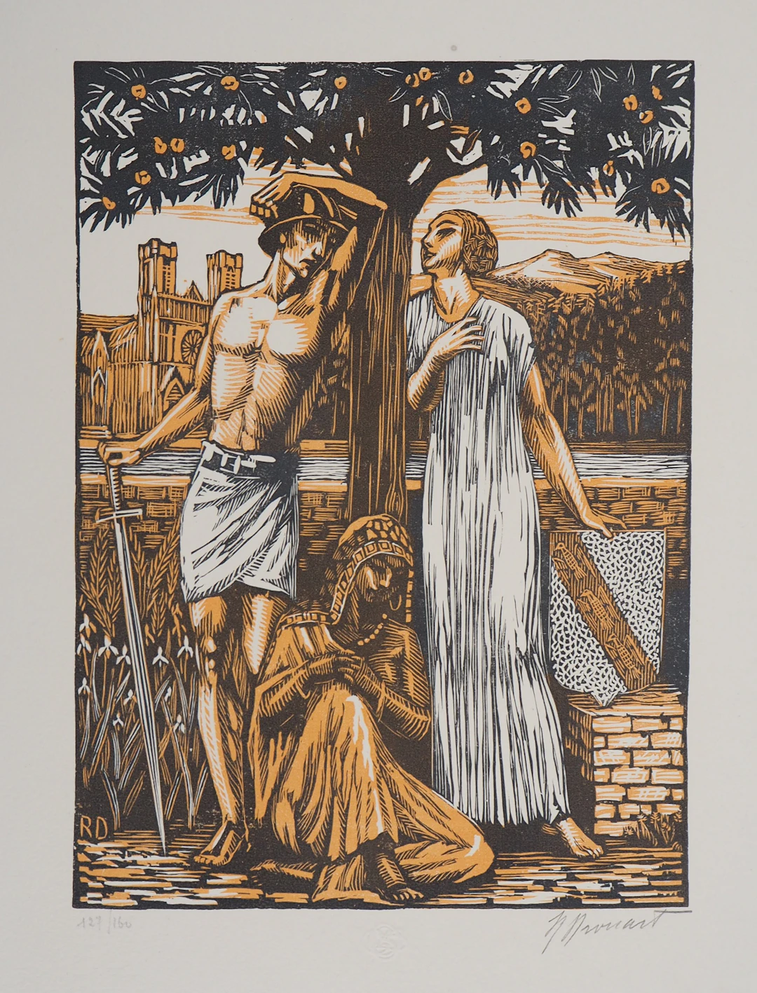 Raphaël DROUART : A Maurice Barrès, Un jardin sur l’Oronte, 1924 -