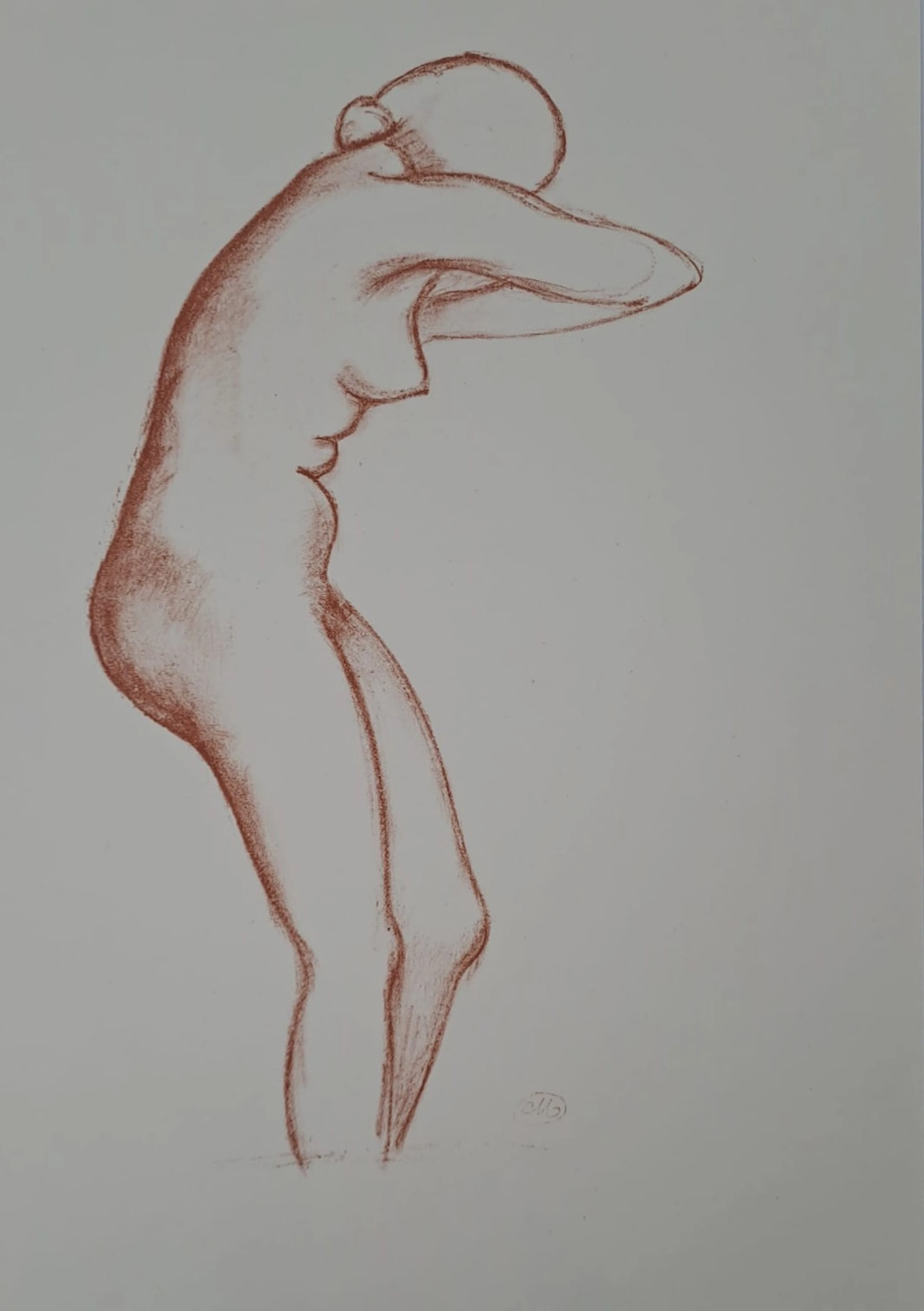 Aristide Maillol (d’après) - Femme nue assoupie - Lithographie offset