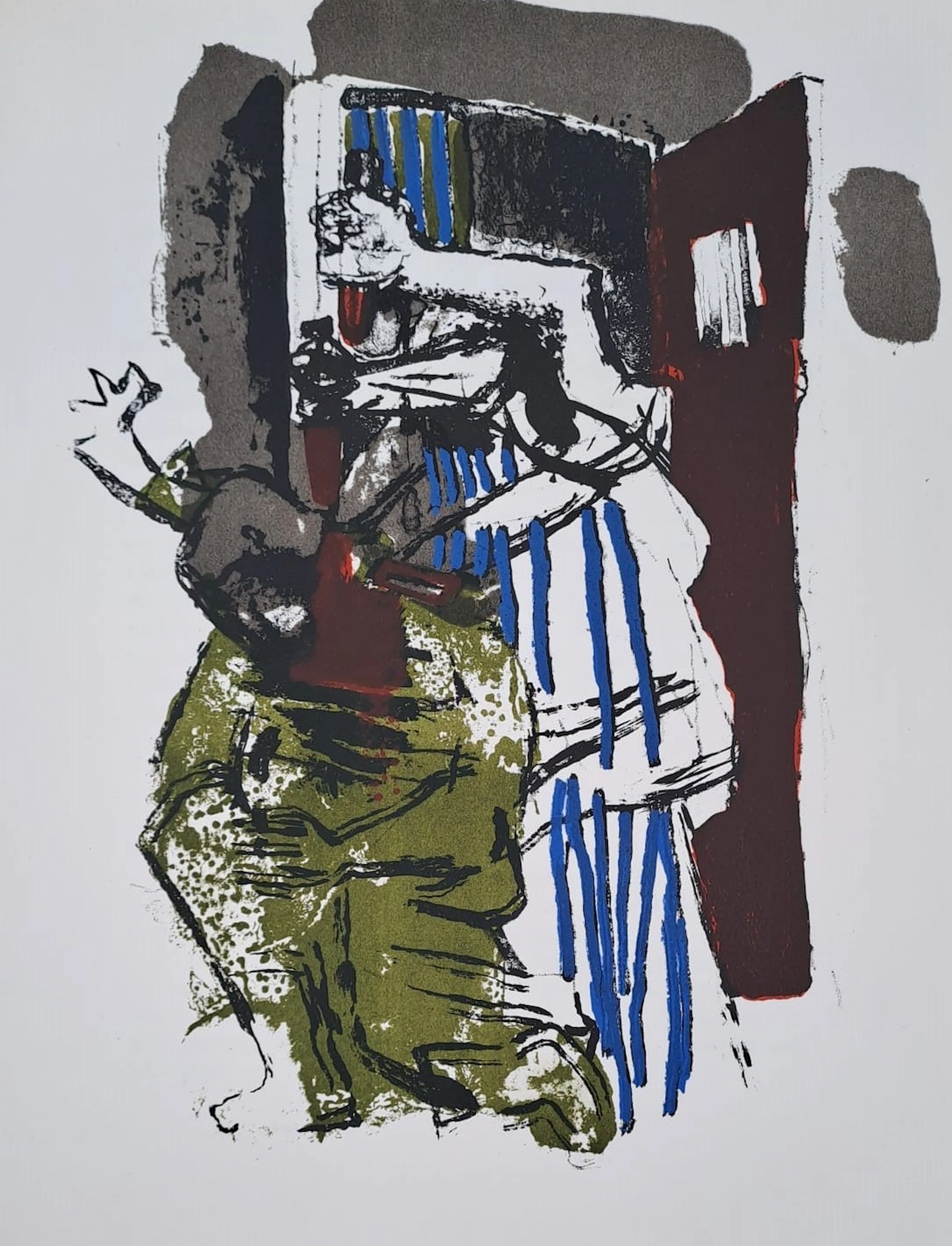Paul Guiramand - Sans titre 1 - Lithographie originale
