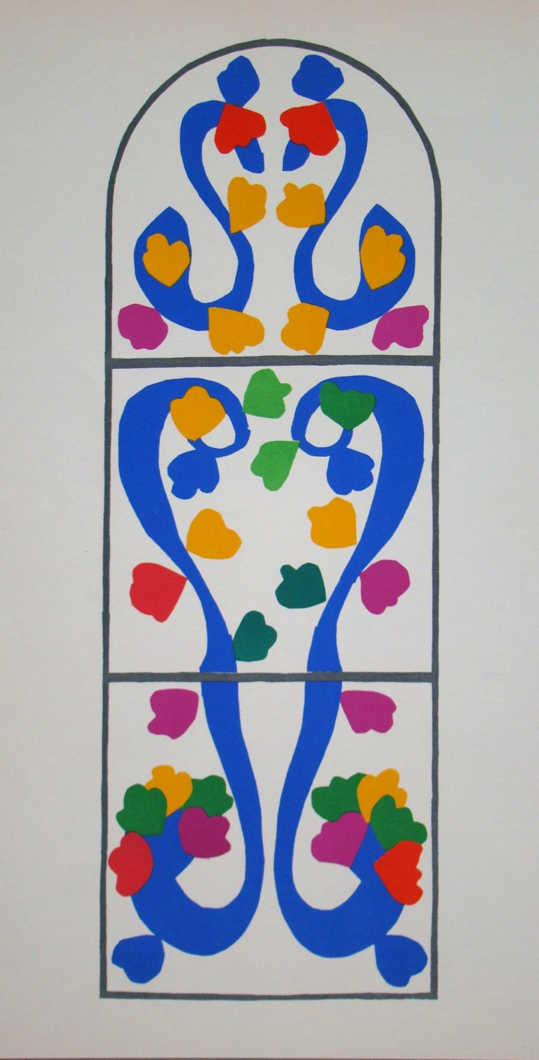 Henri Matisse (d'après) - Vigne, 1958 - Lithographie en couleurs