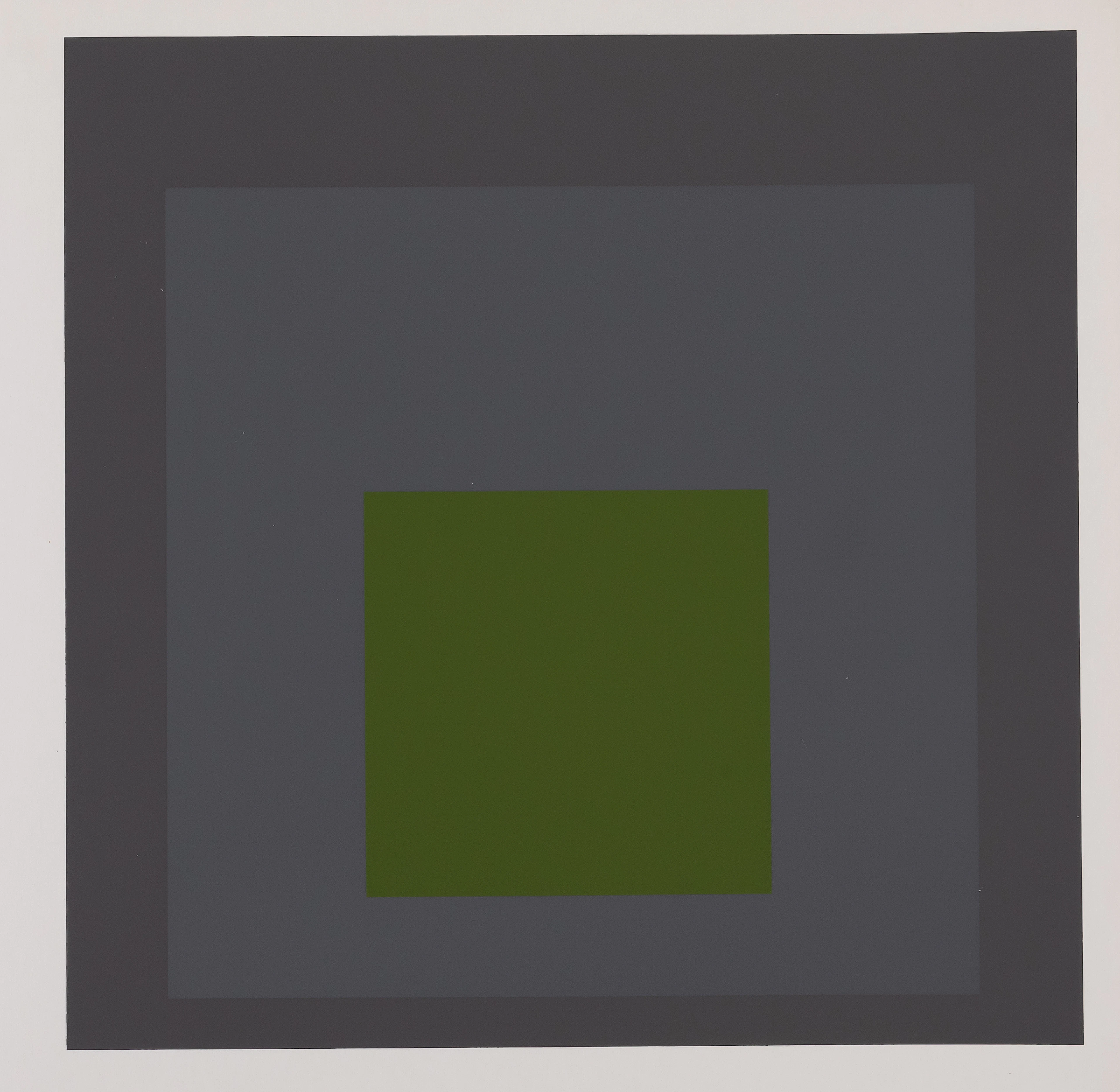 Josef ALBERS : Homage to the square, Embedded - Sérigraphie en couleurs