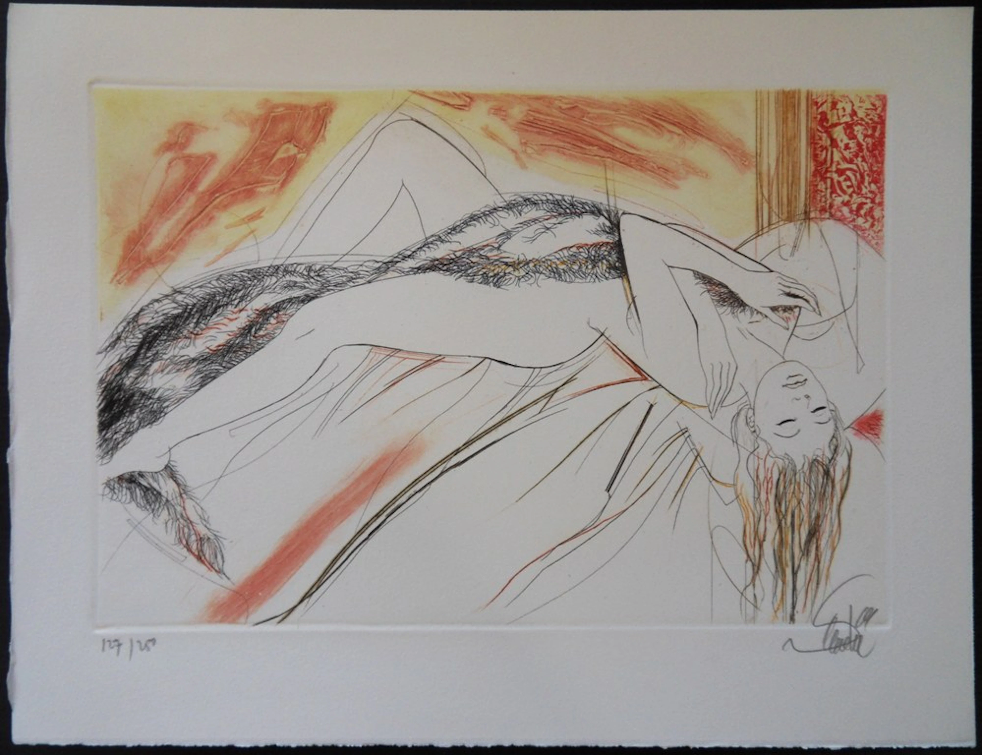 Jean-Baptiste VALADIÉ - La paresse - Gravure