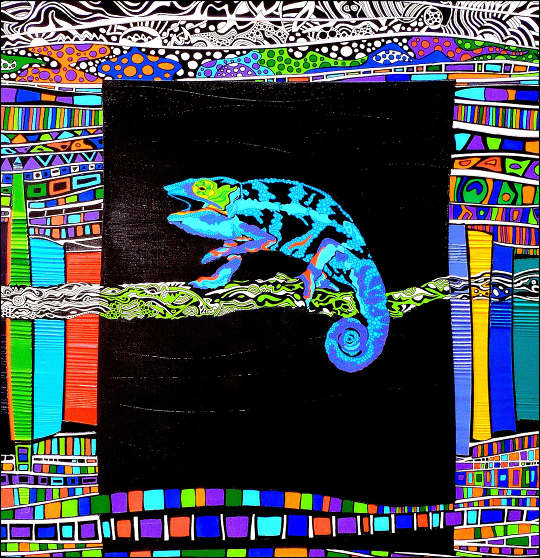 Alain Carpentier Unwabu, Le Caméléon de la mythologie Zoulou