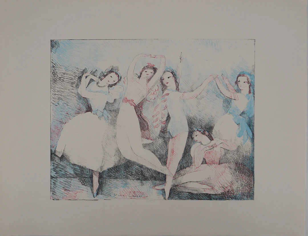 Marie LAURENCIN : Les danseuses, Lithographie originale signée