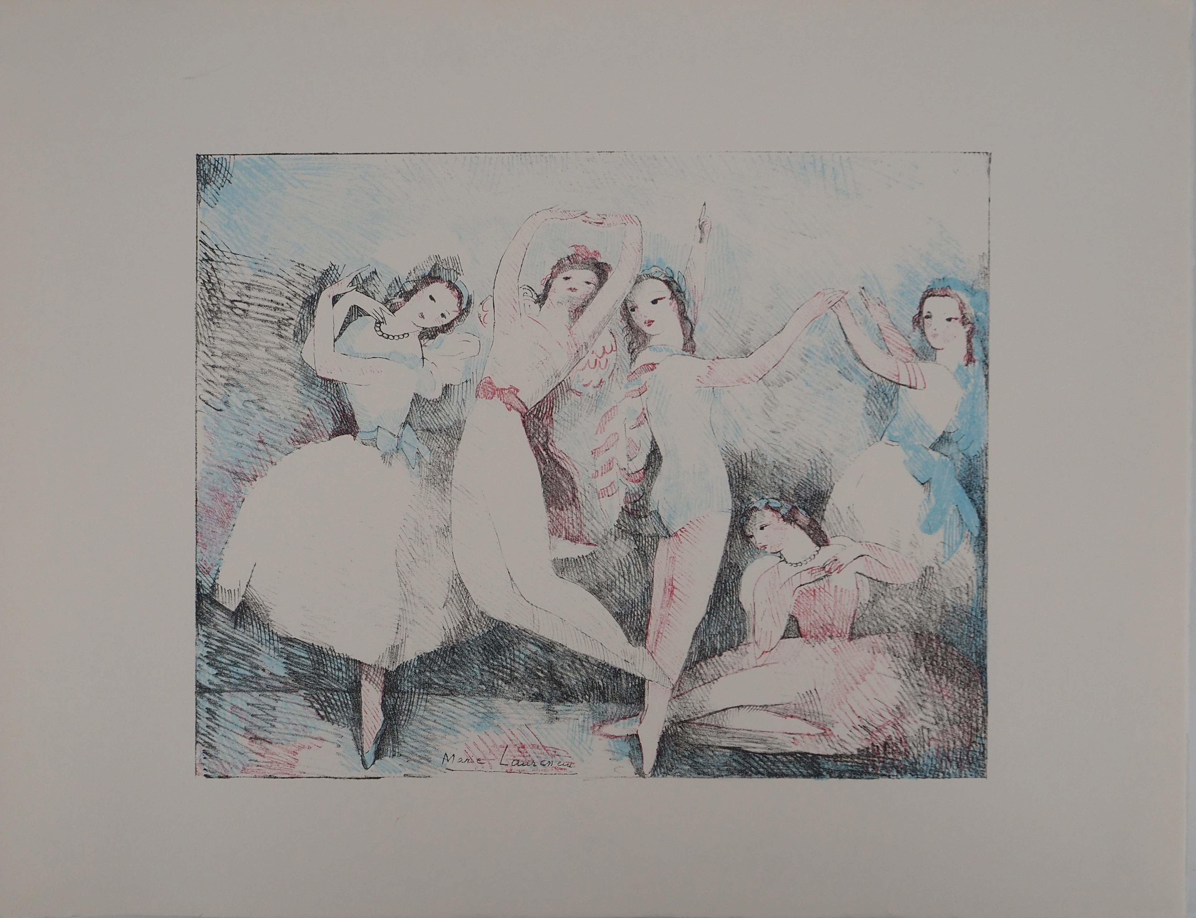 Marie LAURENCIN : Les danseuses, Lithographie originale signée