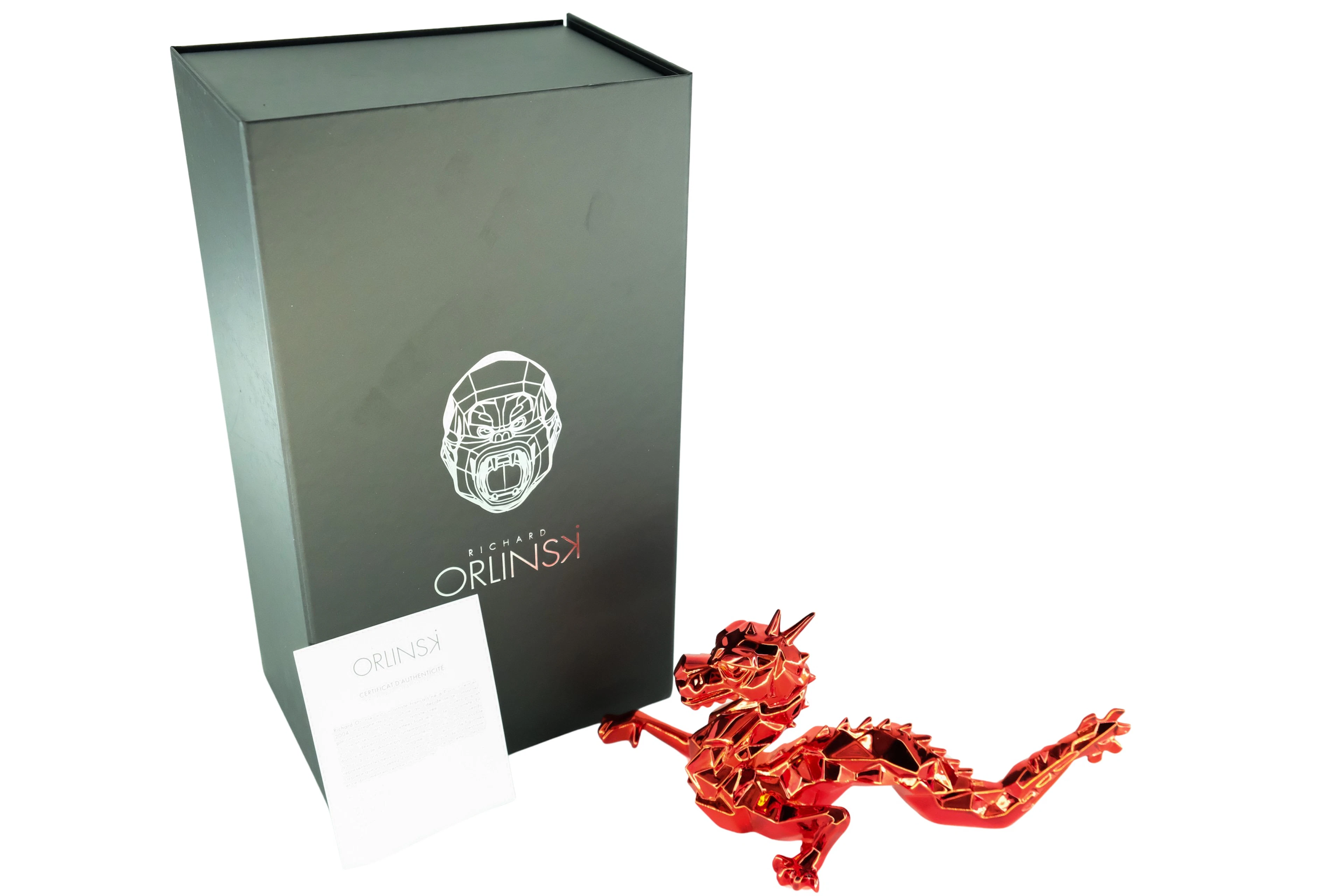 Richard ORLINSKI : Dragon Spirit (Red Edition) - Sculpture originale
