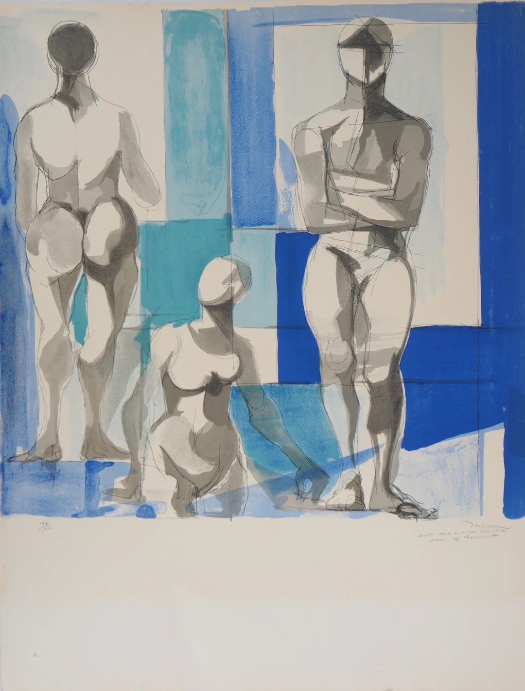 Jacques DESPIERRE : Le Beauté des Sculptures - Lithographie originale signée