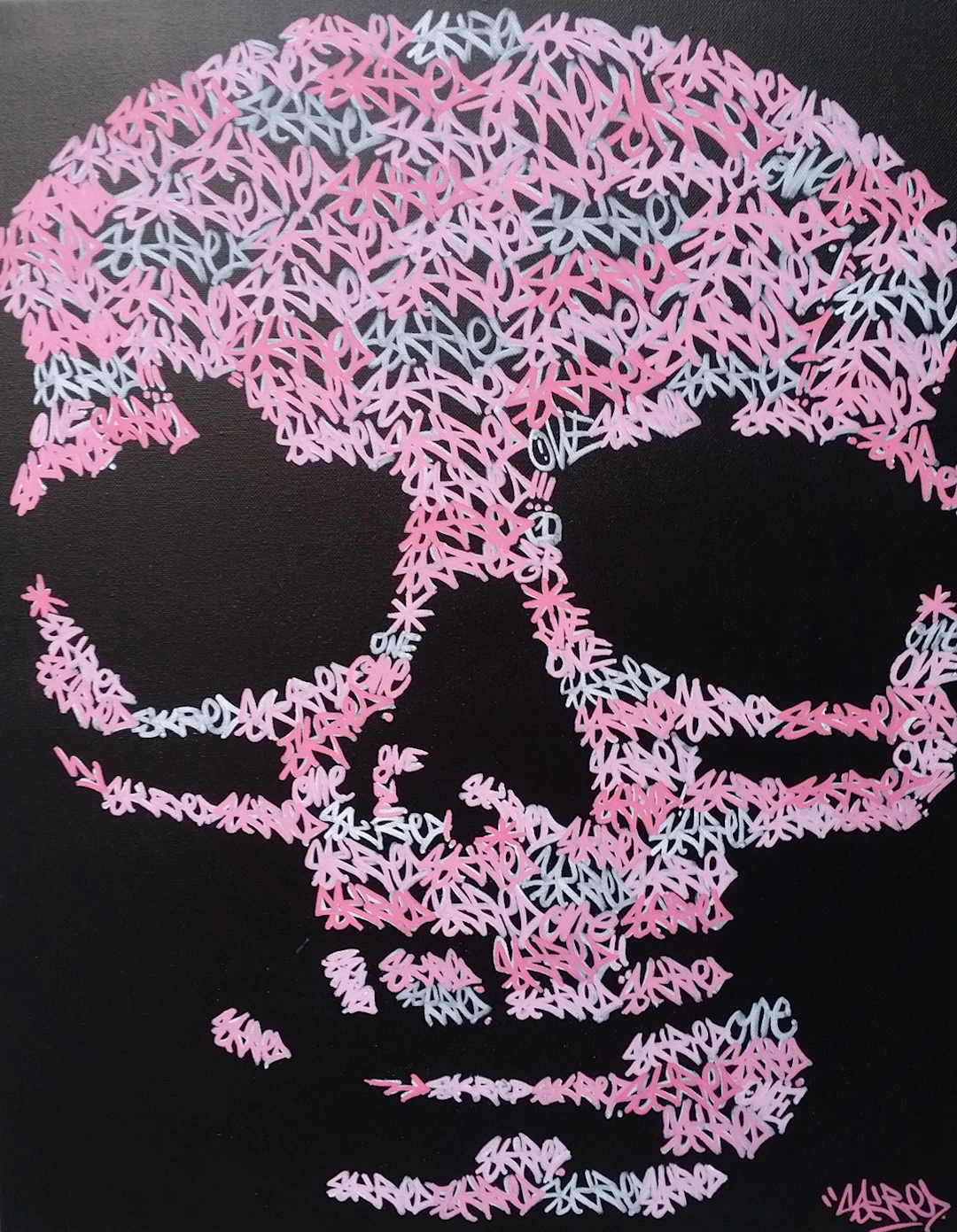 Roulland T ( a.k.a Skred ) - Small Skull Blaze "Thirty one", 2019