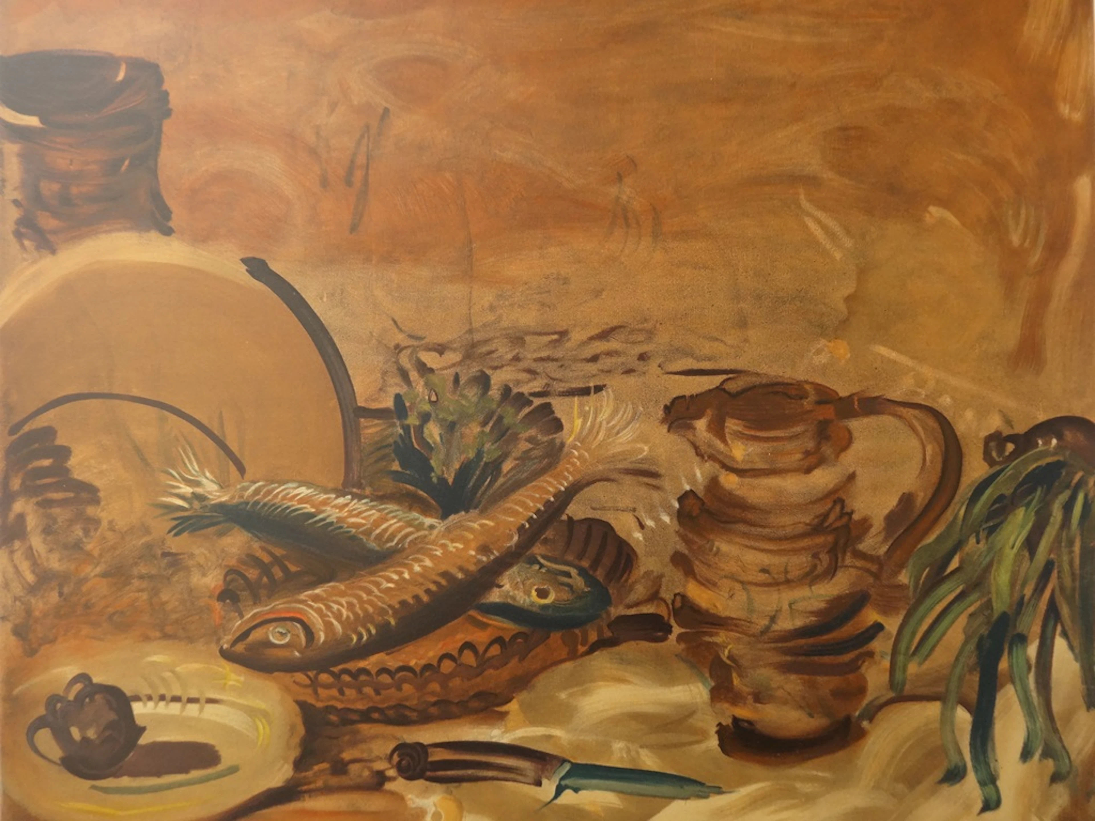 André DERAIN - Le repas du pécheur - Lithographie signée