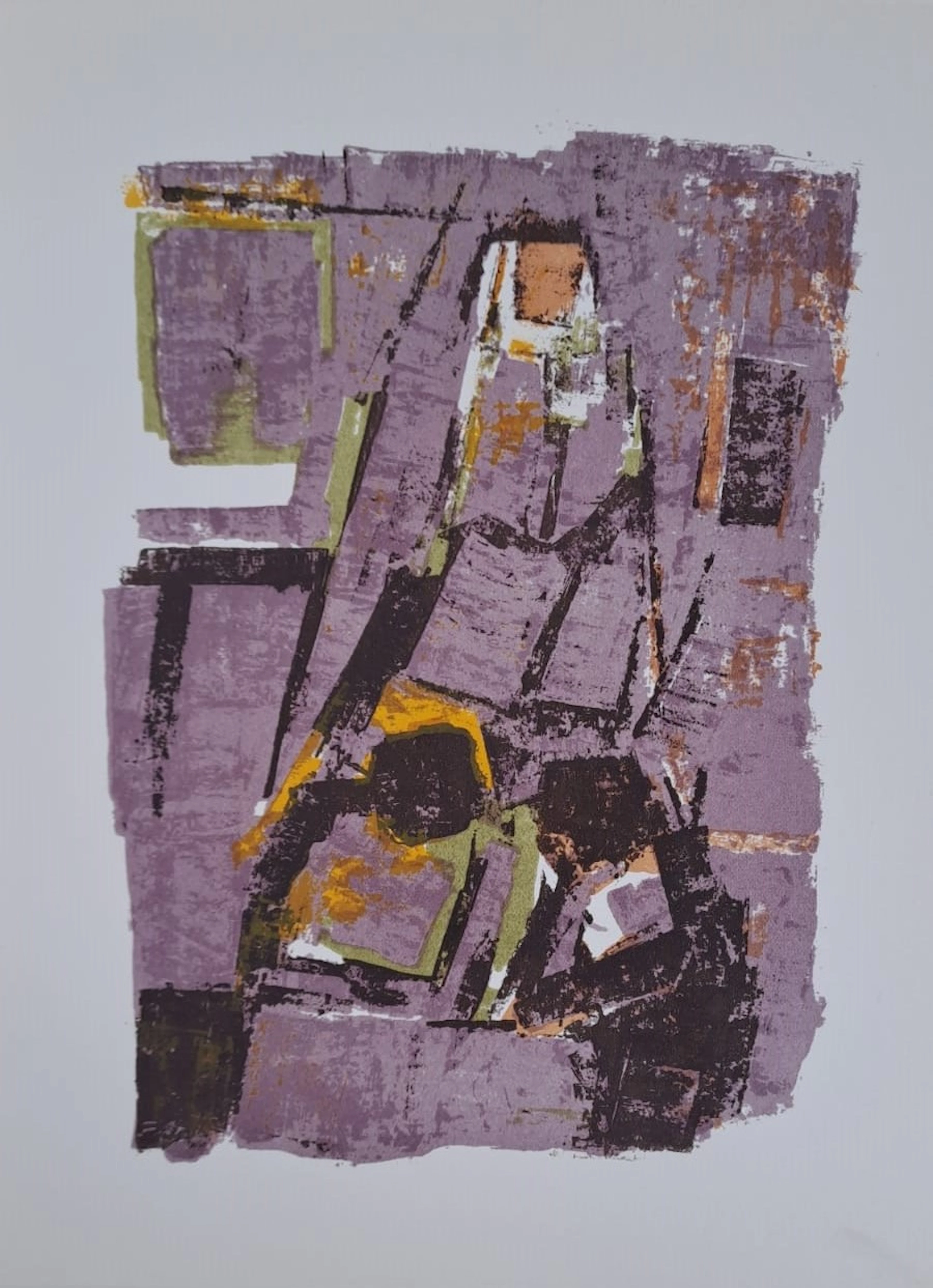 Orlando Pelayo - Composition X - Lithographie originale