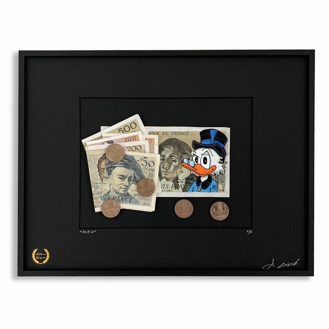 Cisco - Rupin, 2026 - Acrylique sur billet