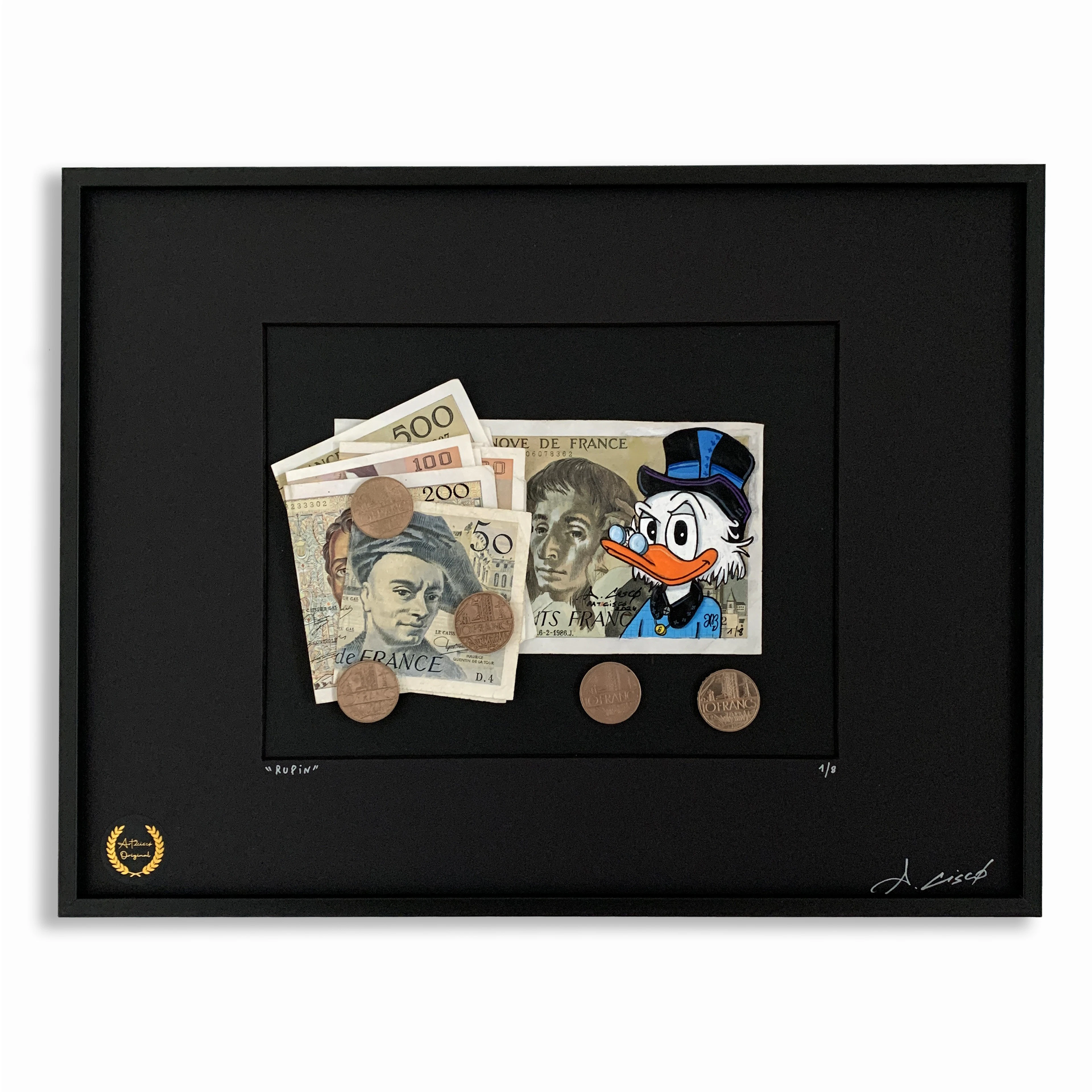 Cisco - Rupin, 2026 - Acrylique sur billet