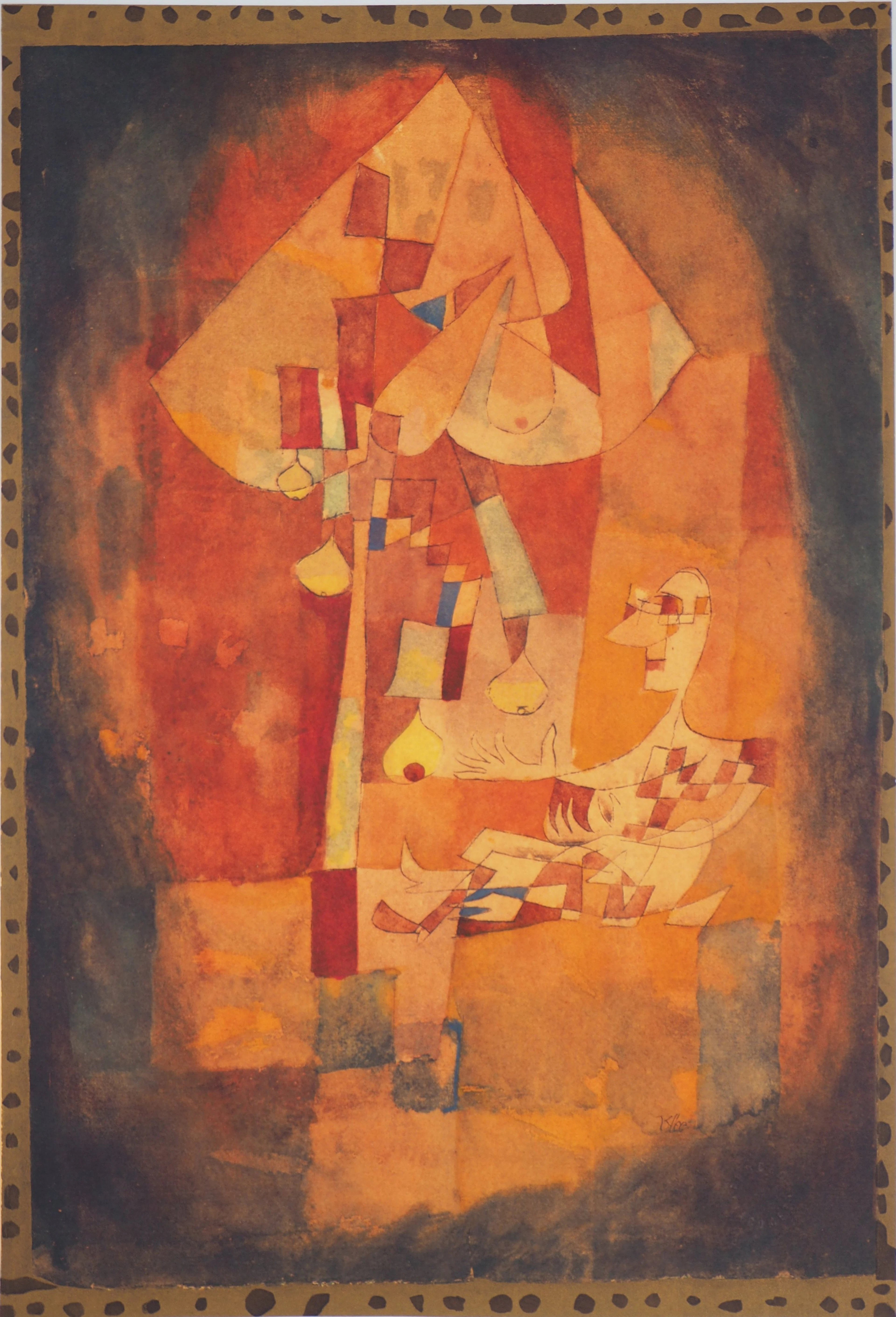 Paul KLEE (d’après) - L’homme et le poirier, 1964 - Lithographie et